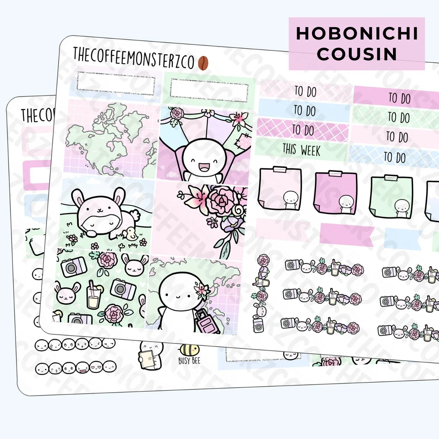 Spring Adventures Hobonichi Cousin Kit