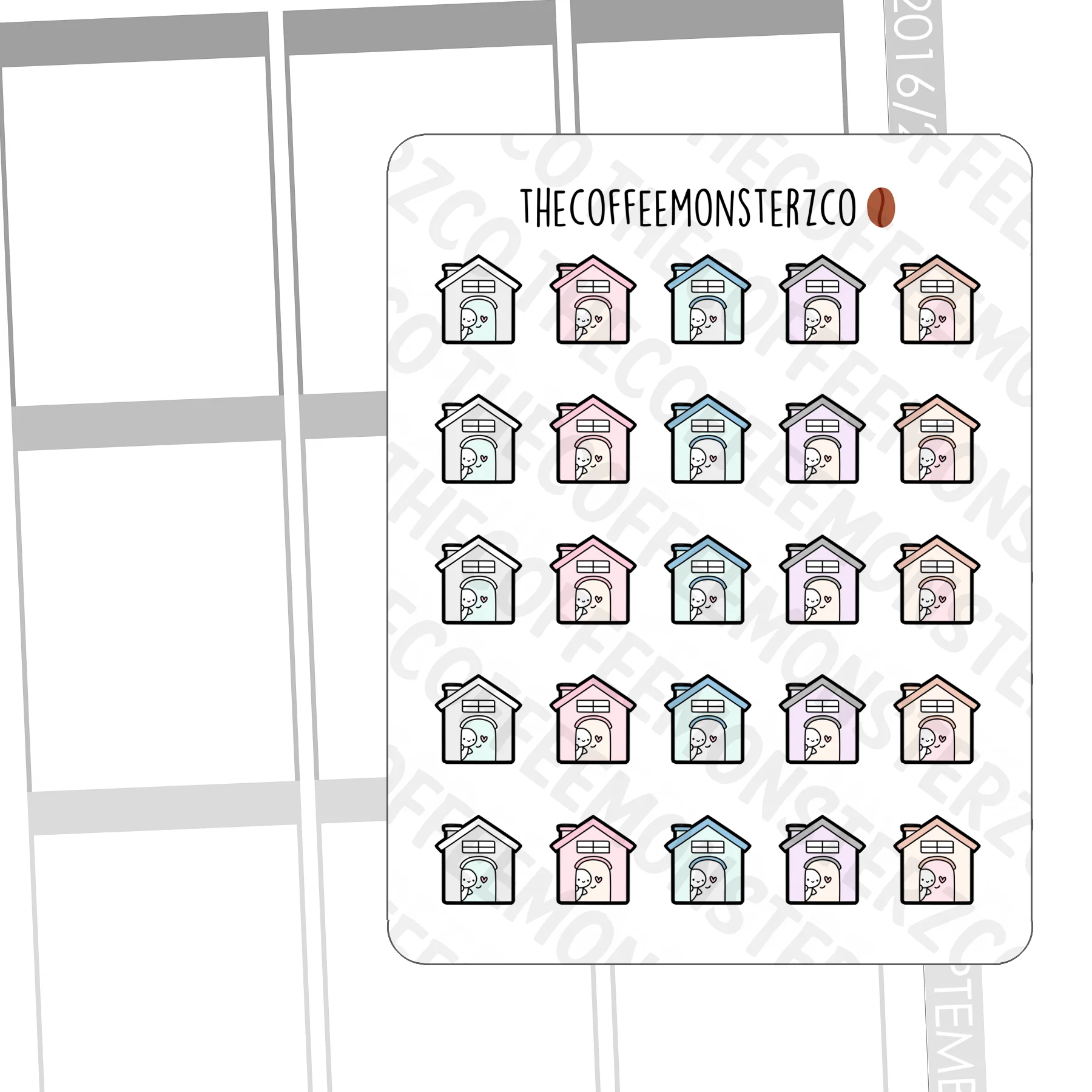 House Doodle Emotis