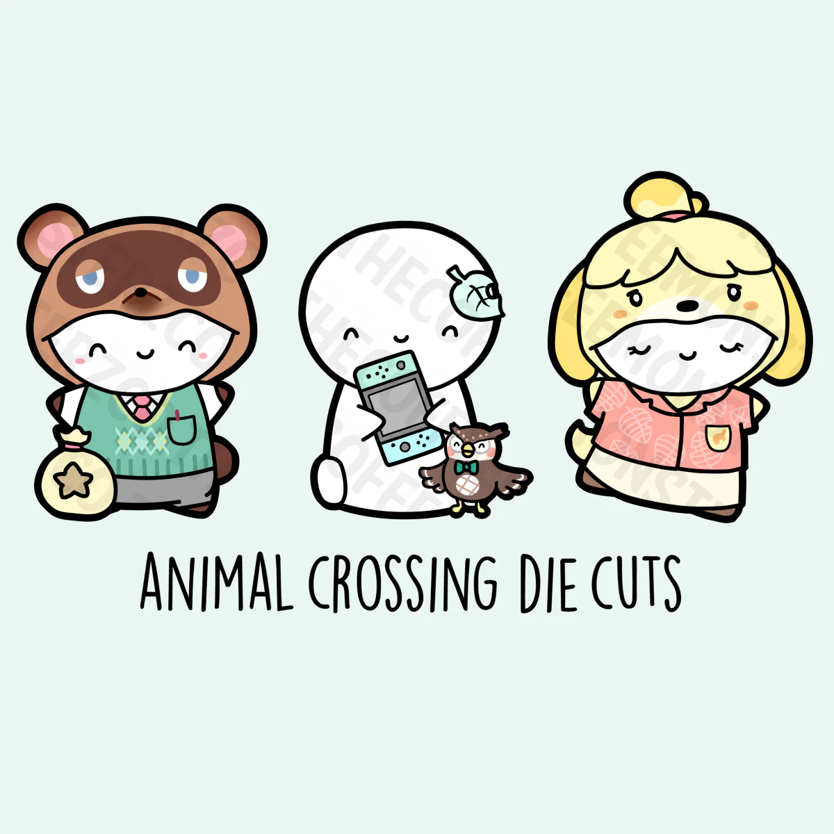 Animal Crossing Die Cuts