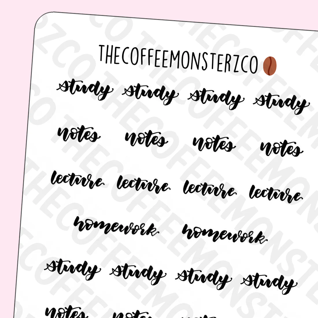 Helen's Lettering: School