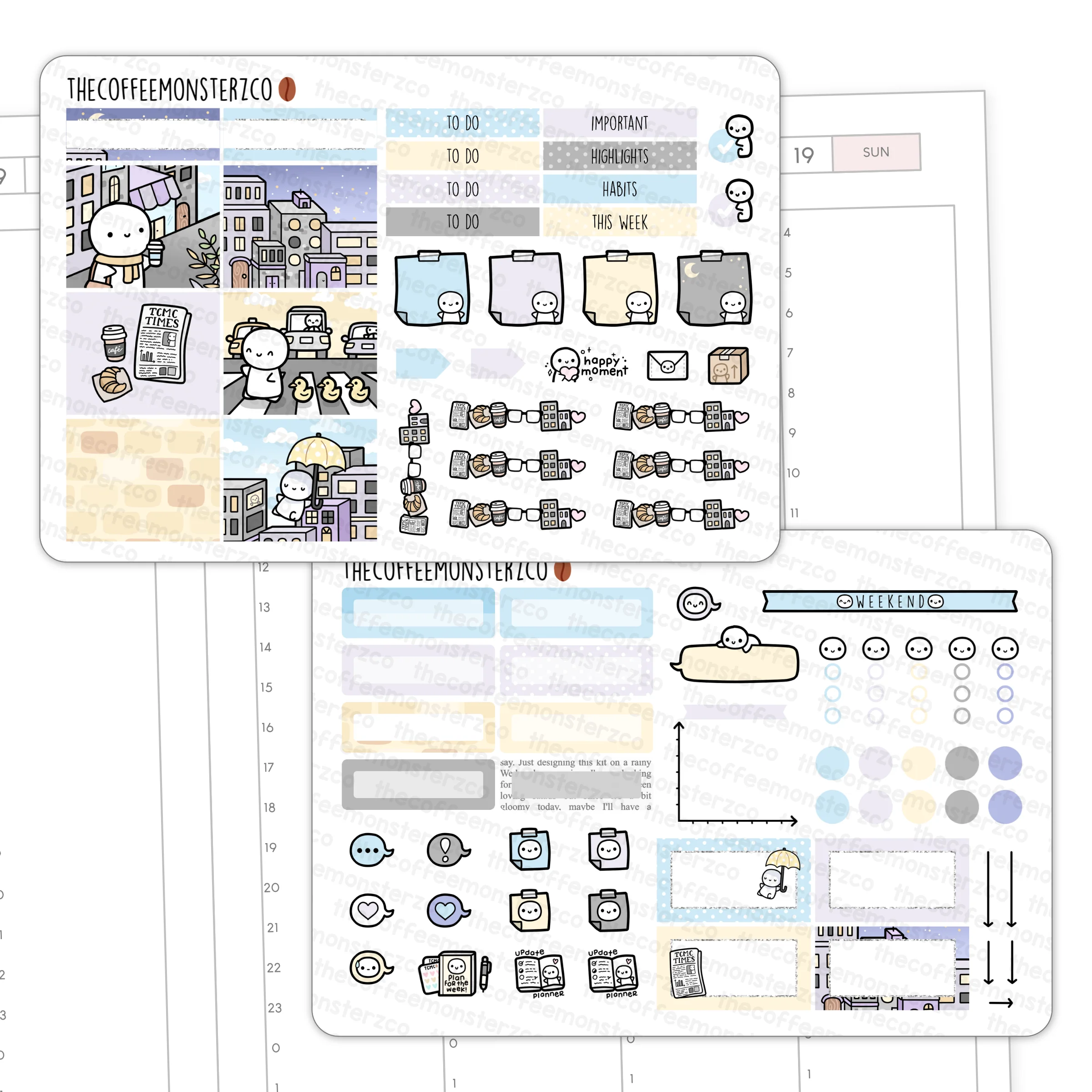 City Life Hobonichi Cousin Kit