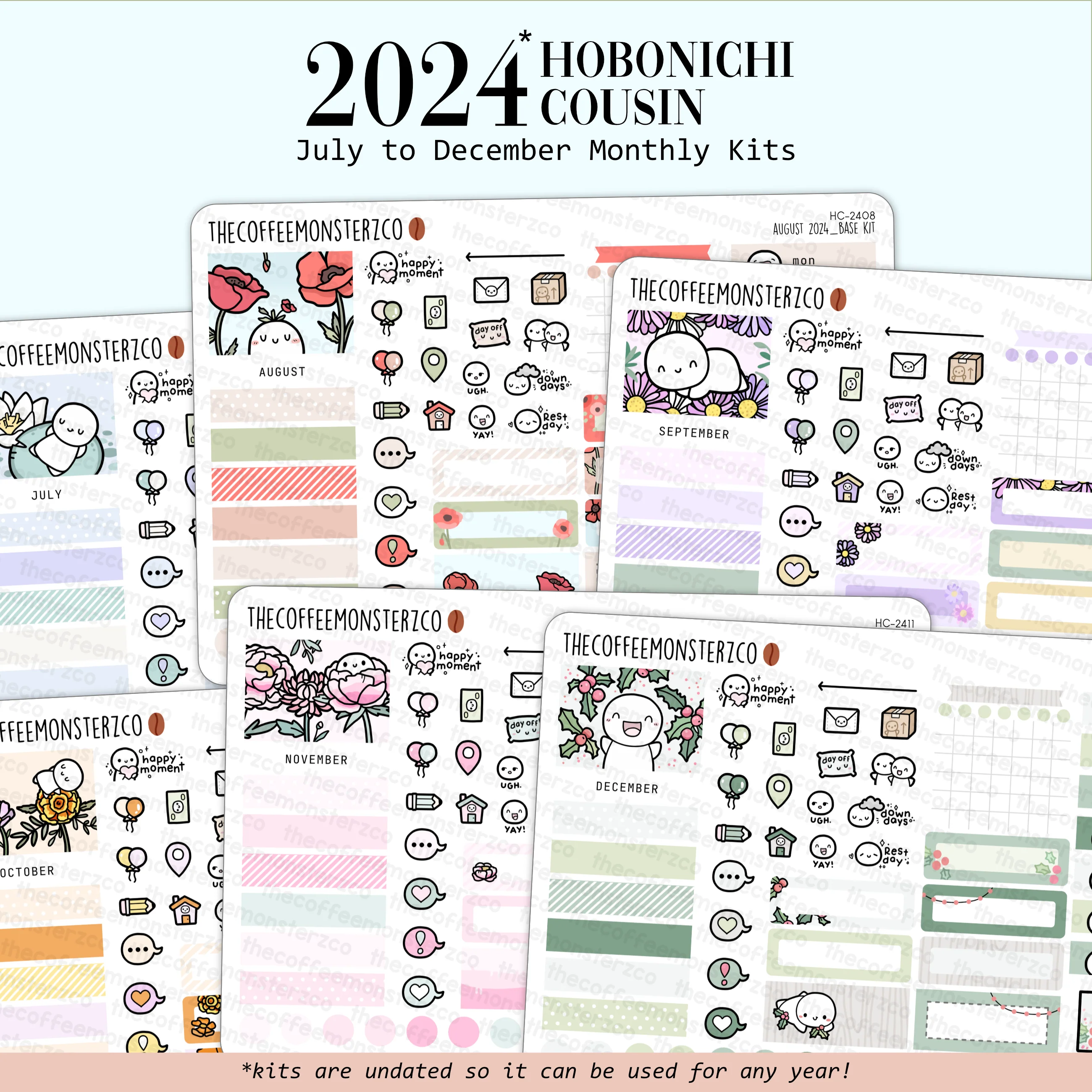 2024 Hobonichi Cousin Monthly Kits - Part 2