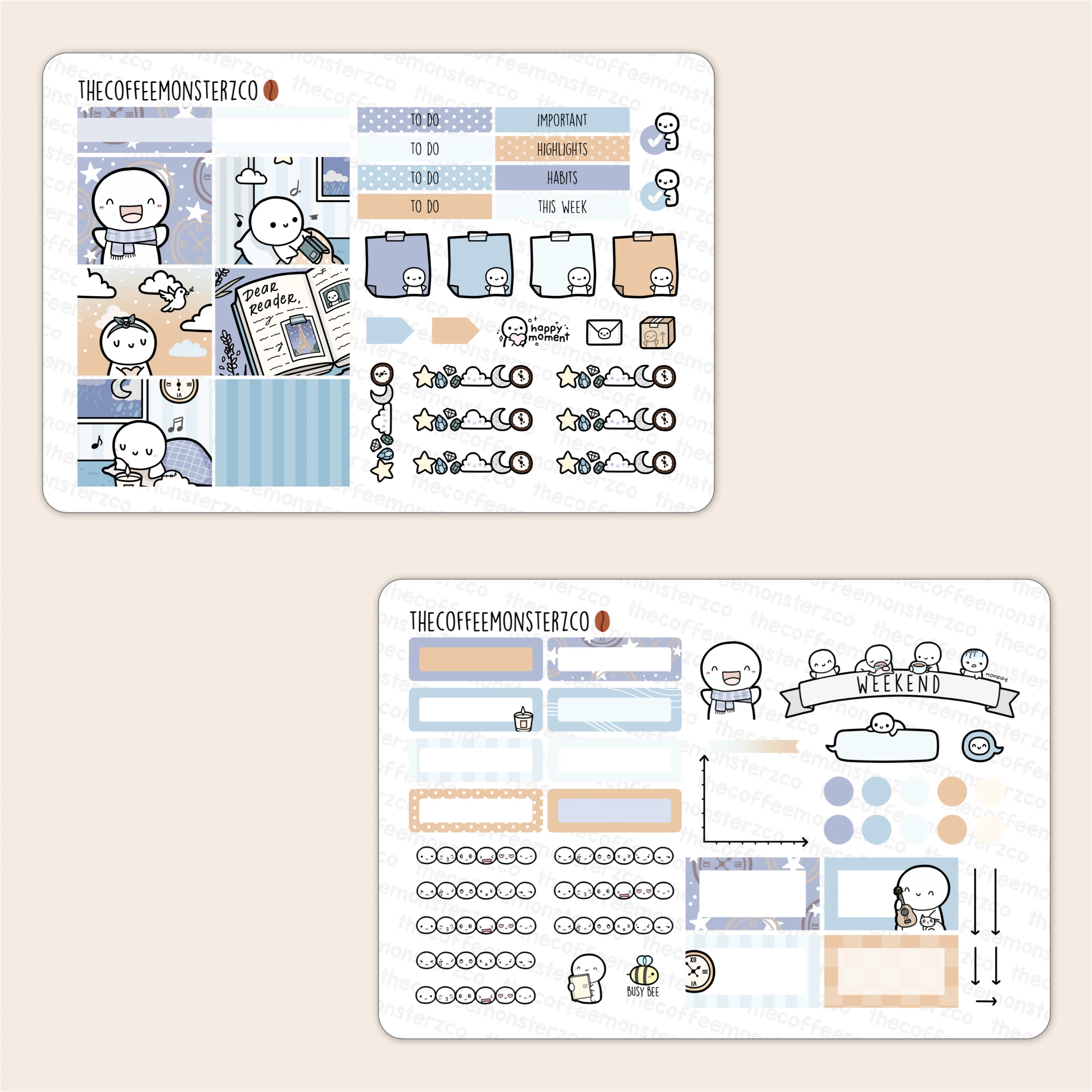 Midnights Hobonichi Cousin Kit
