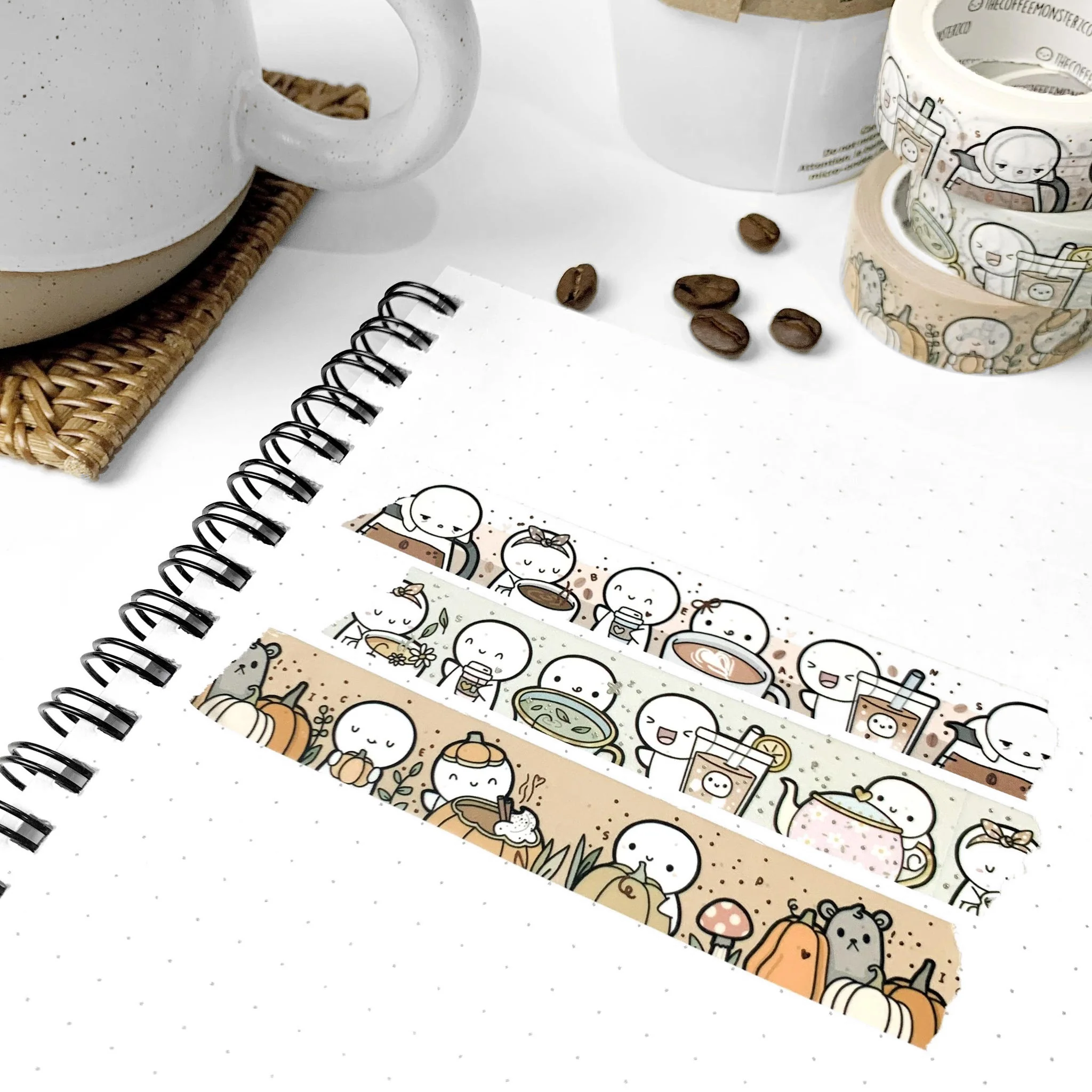 Coffee Time 2.0 Washi Tape - 15mm