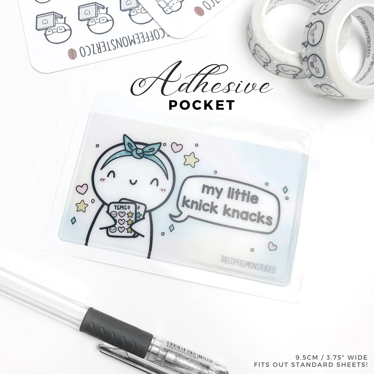 Little Knick Knacks - Adhesive Sticky Pocket