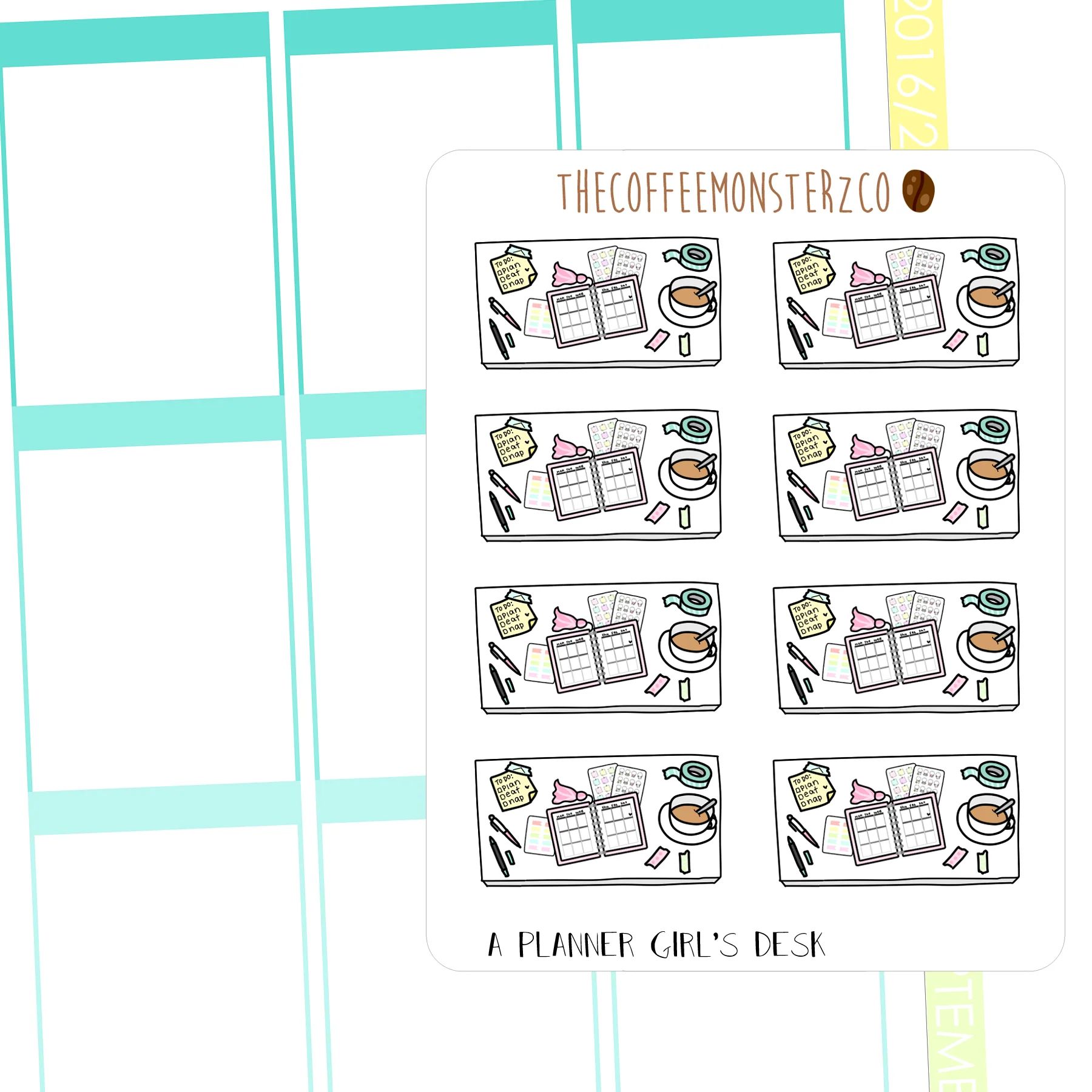 A Planner Girl's Desk (FINAL STOCK)