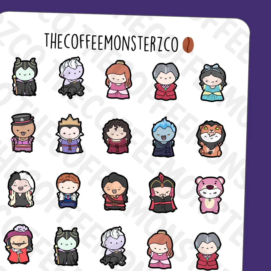 Villain-Inspired Emotis Sampler
