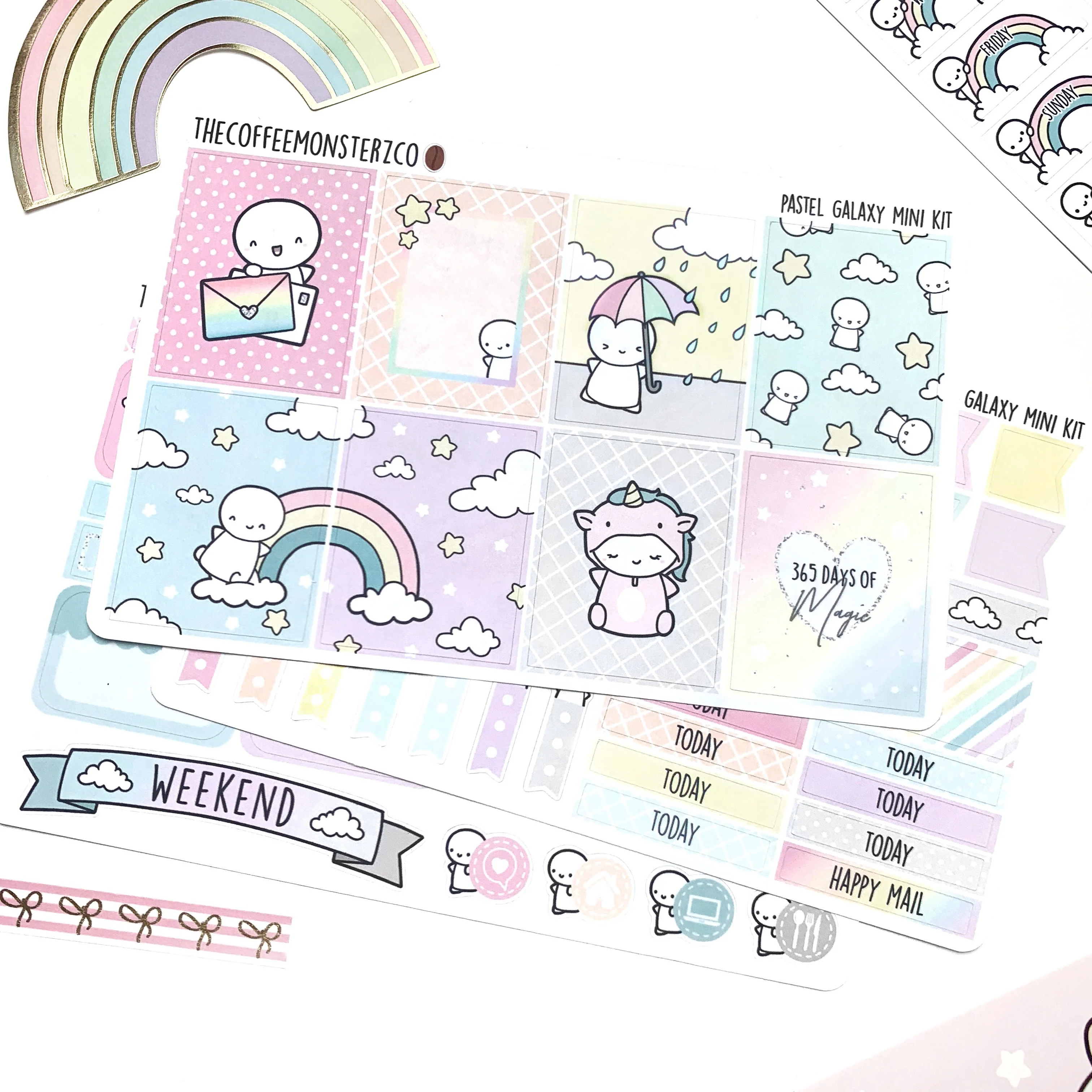 Pastel Galaxy Emoti Mini Kit