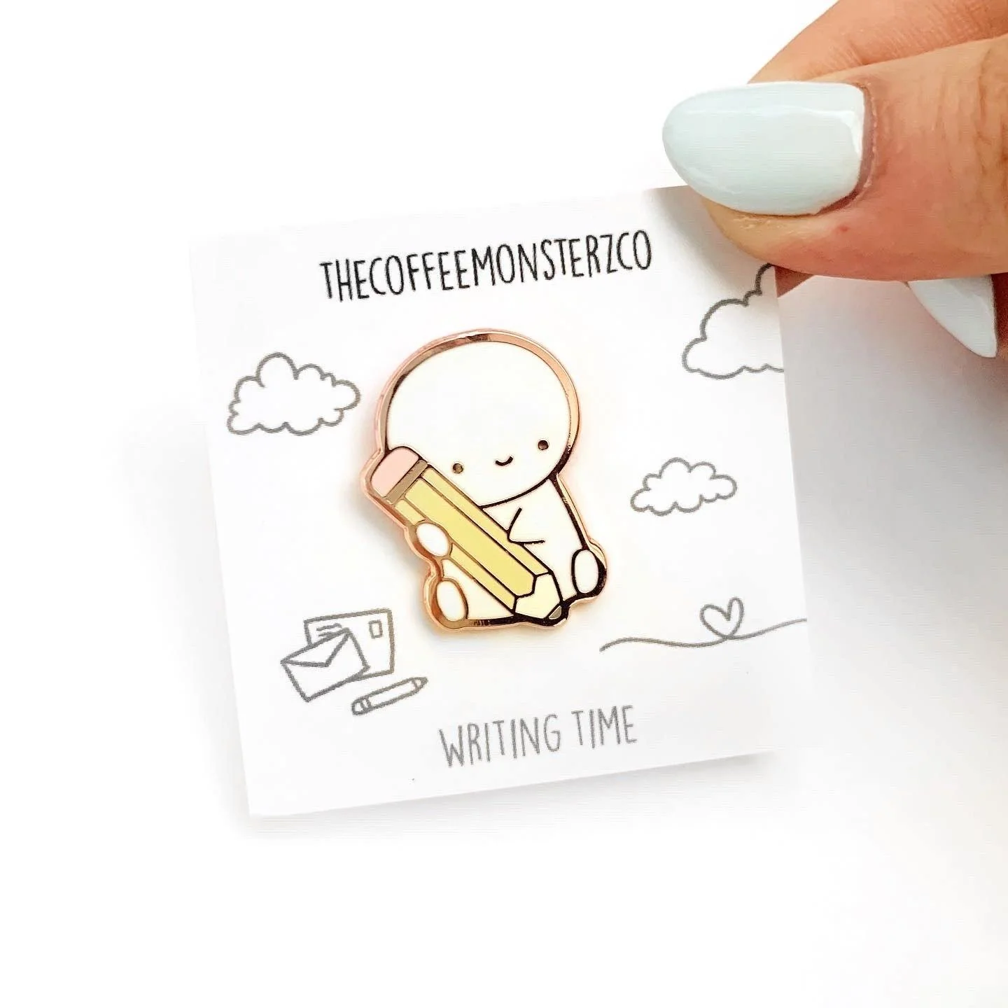 Writing Time - Enamel Pin