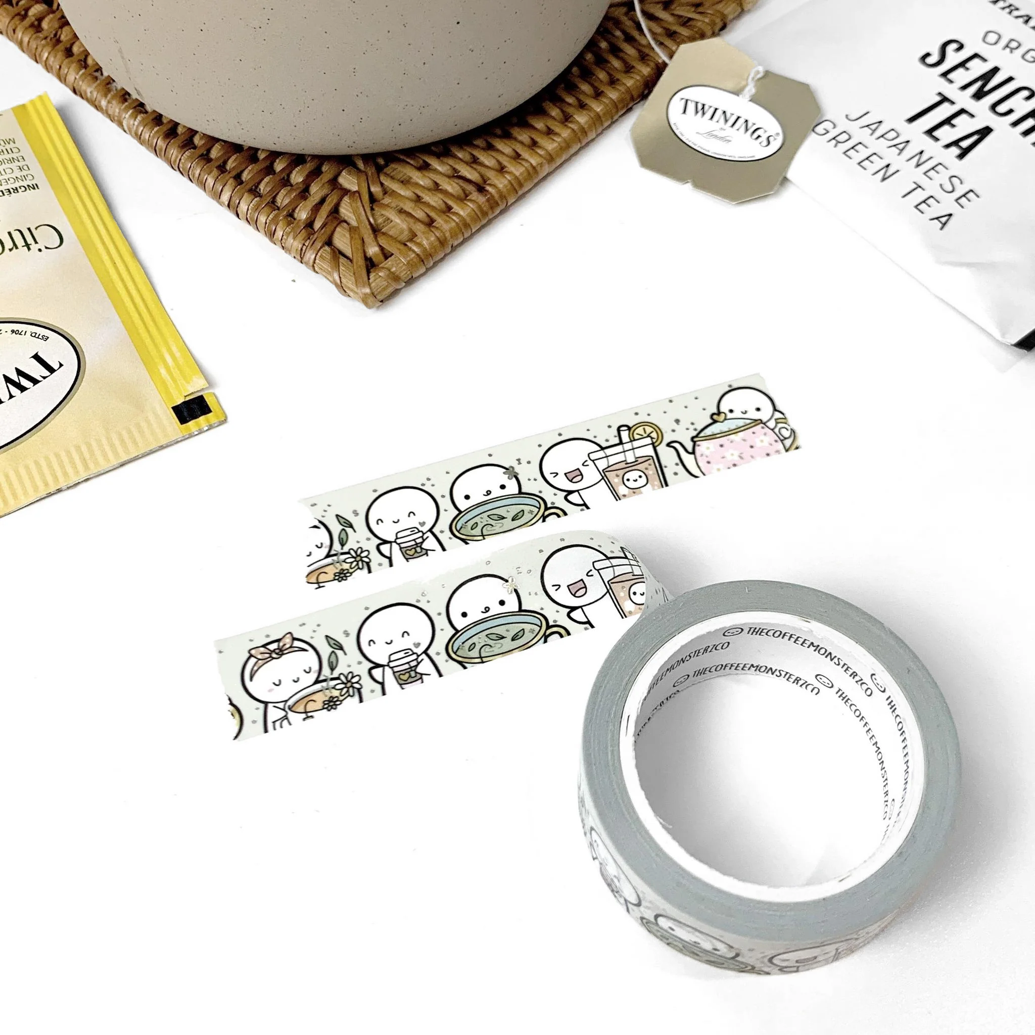 Tea Time 2.0 Washi Tape - 15mm