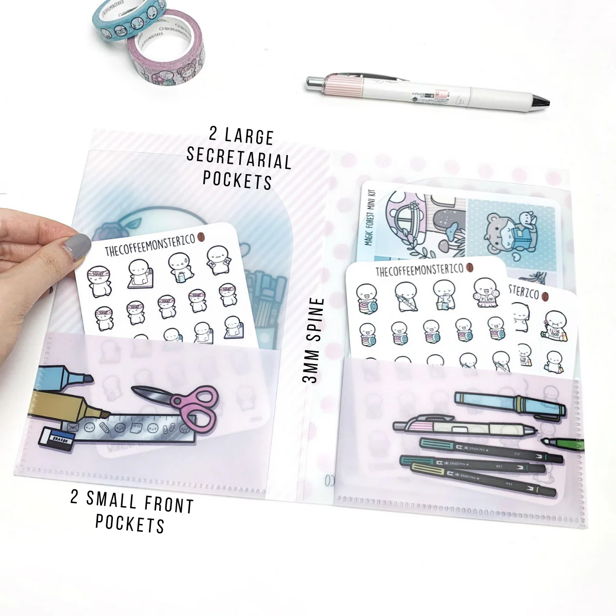 Stationery Love - Plastic File Folder (1 per customer)