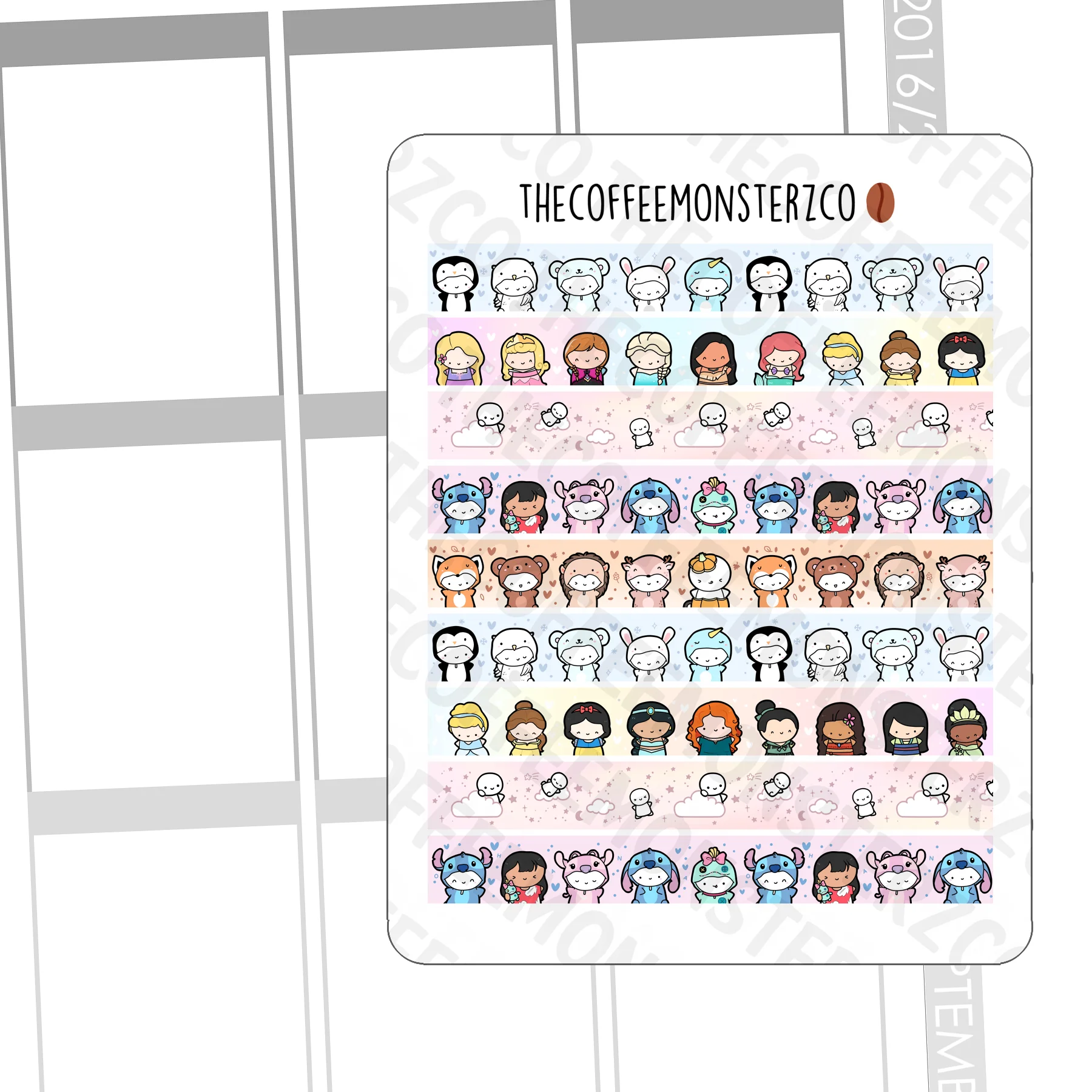 Non-presale Washi Strip Stickers Part 2
