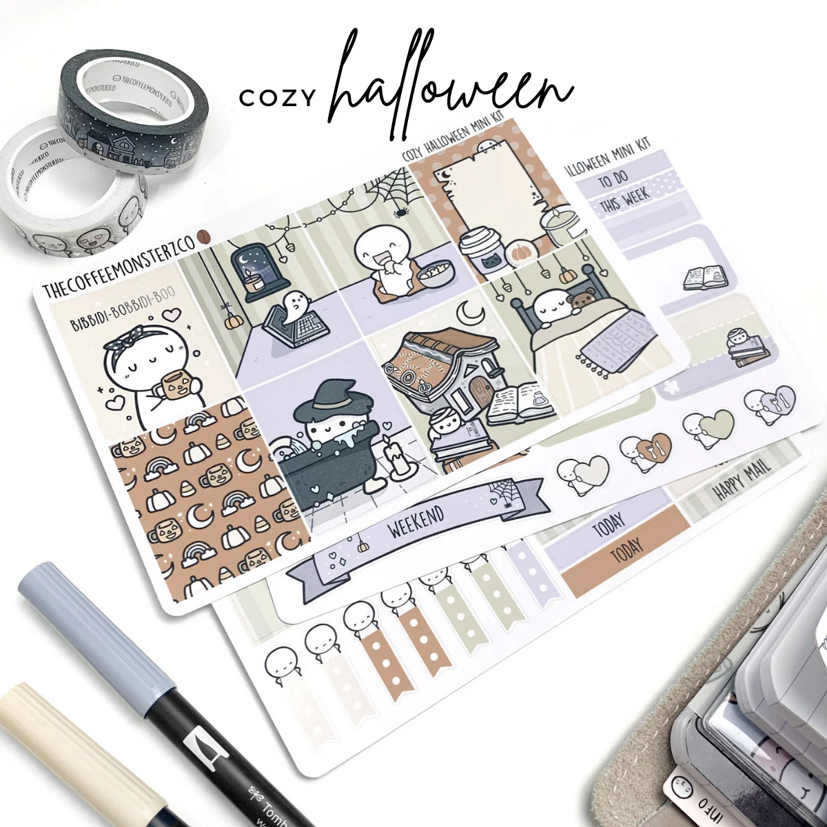 Cozy Halloween Emoti Mini Kit