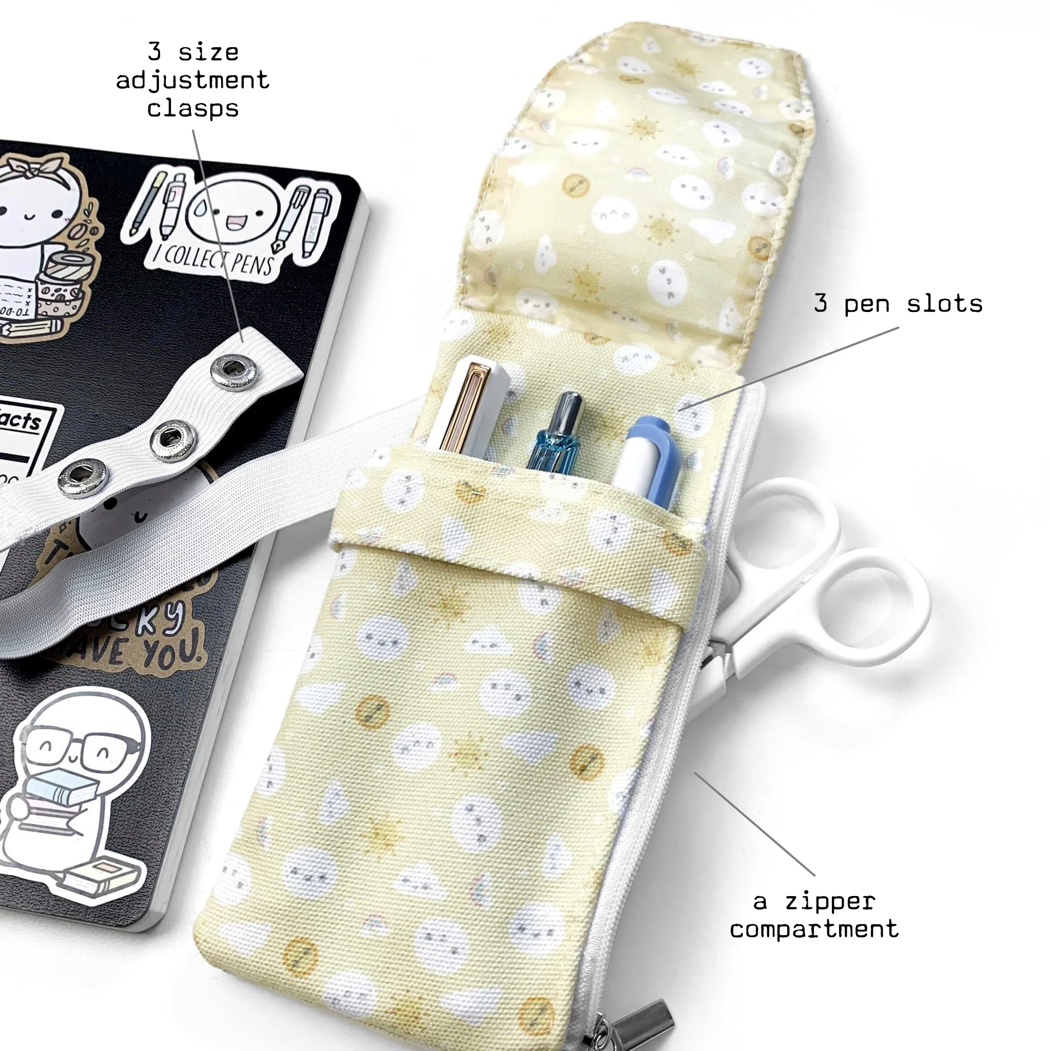 Sunny Morning - Elastic Band Fountain Pen Pouch