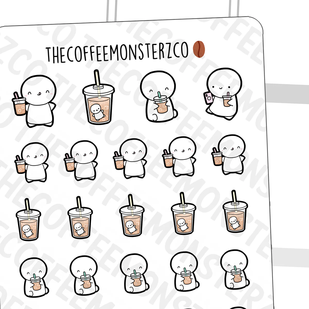 Iced Coffee Emotis