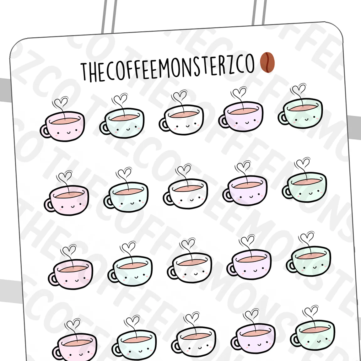 Heart Steamy Mug Doodles