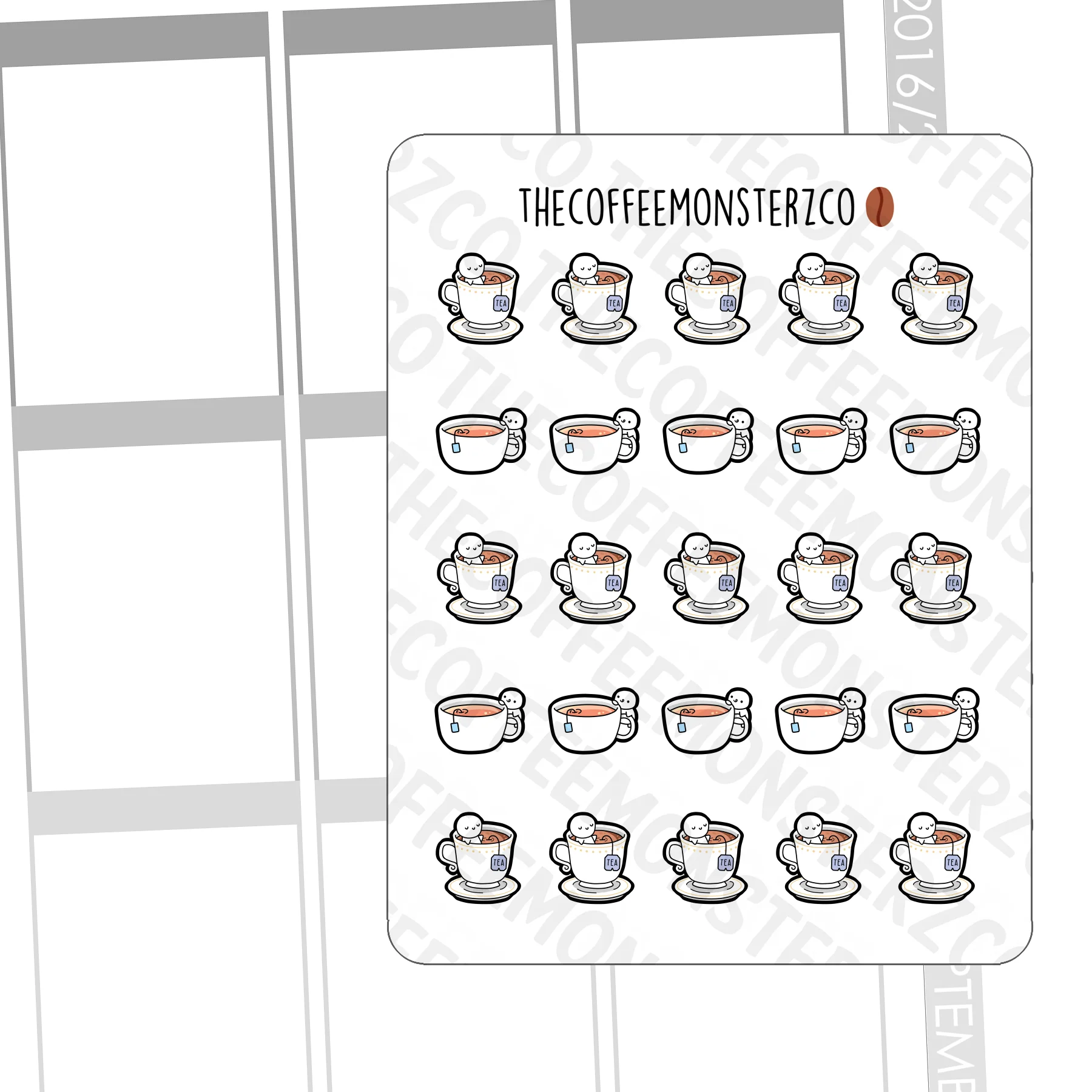 Tea Time Emotis Sampler
