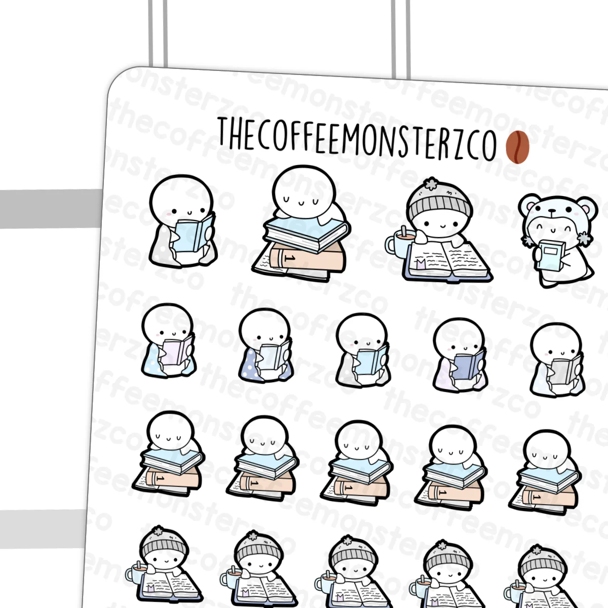 Winter Reading Emotis (FINAL STOCK)