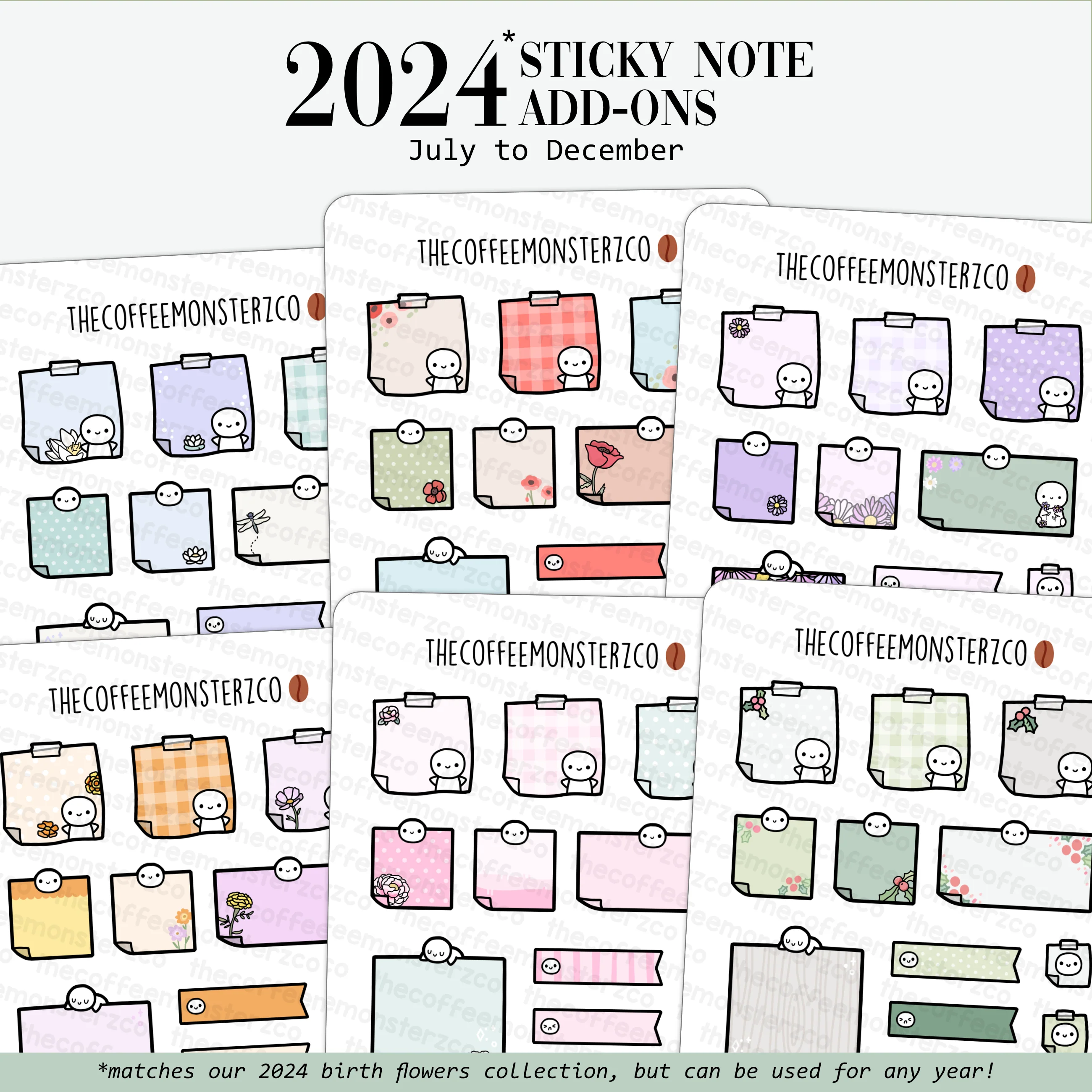 2024 Coordinating Add-ons - Sticky Notes - Part 2