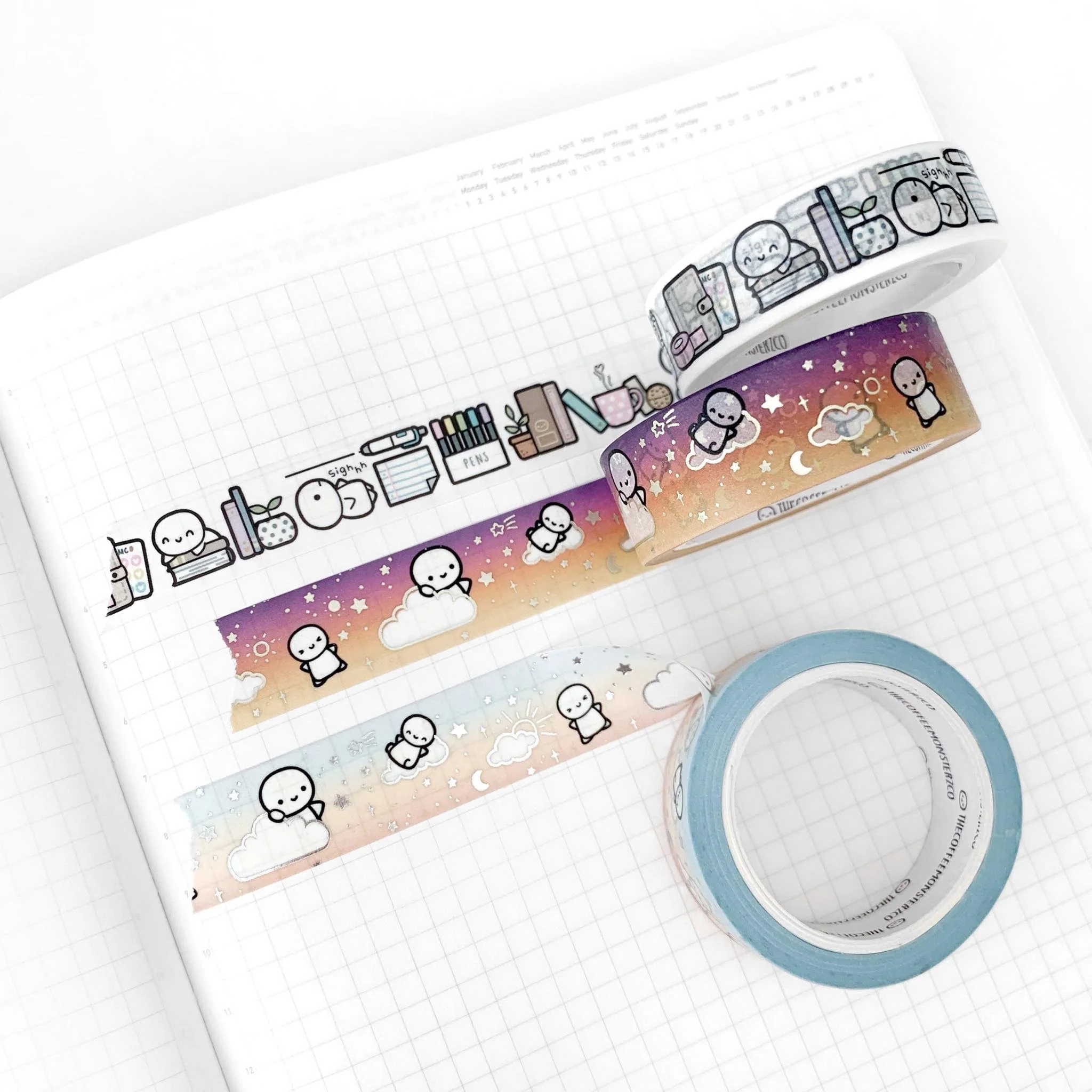 Desk Clutter Washi Tape - 13mm