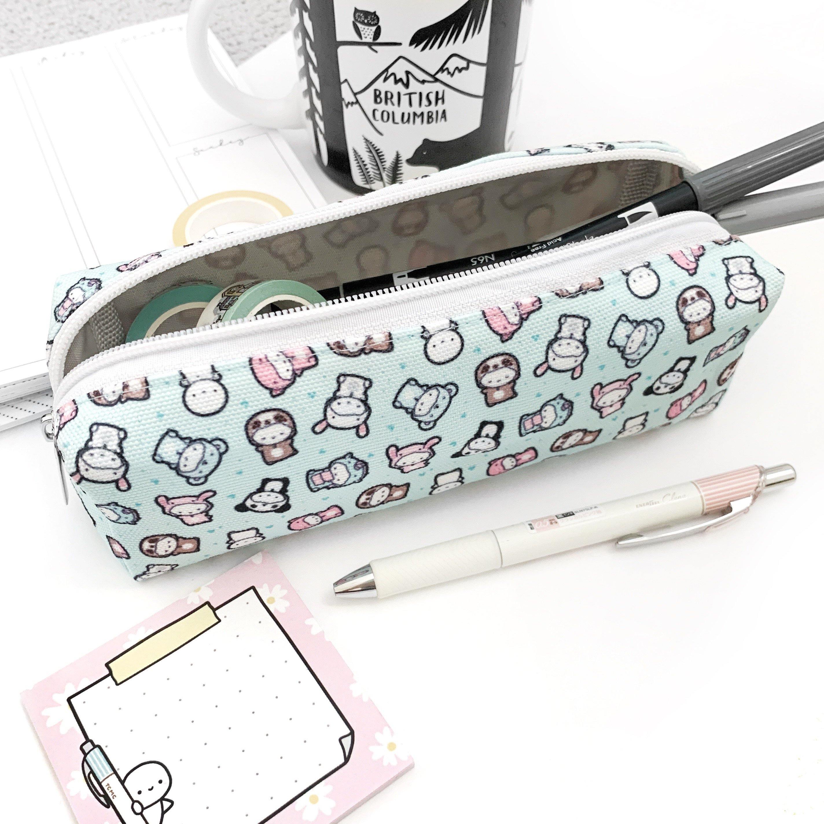Winter Blue - Emoti Pencil Pouch
