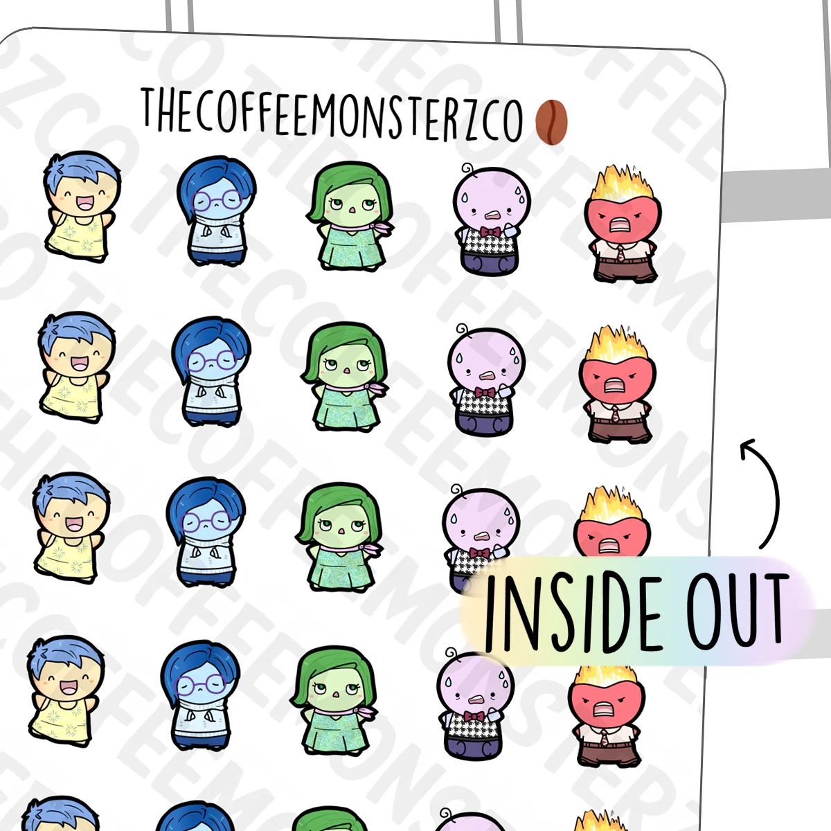 Inside Out Emotis