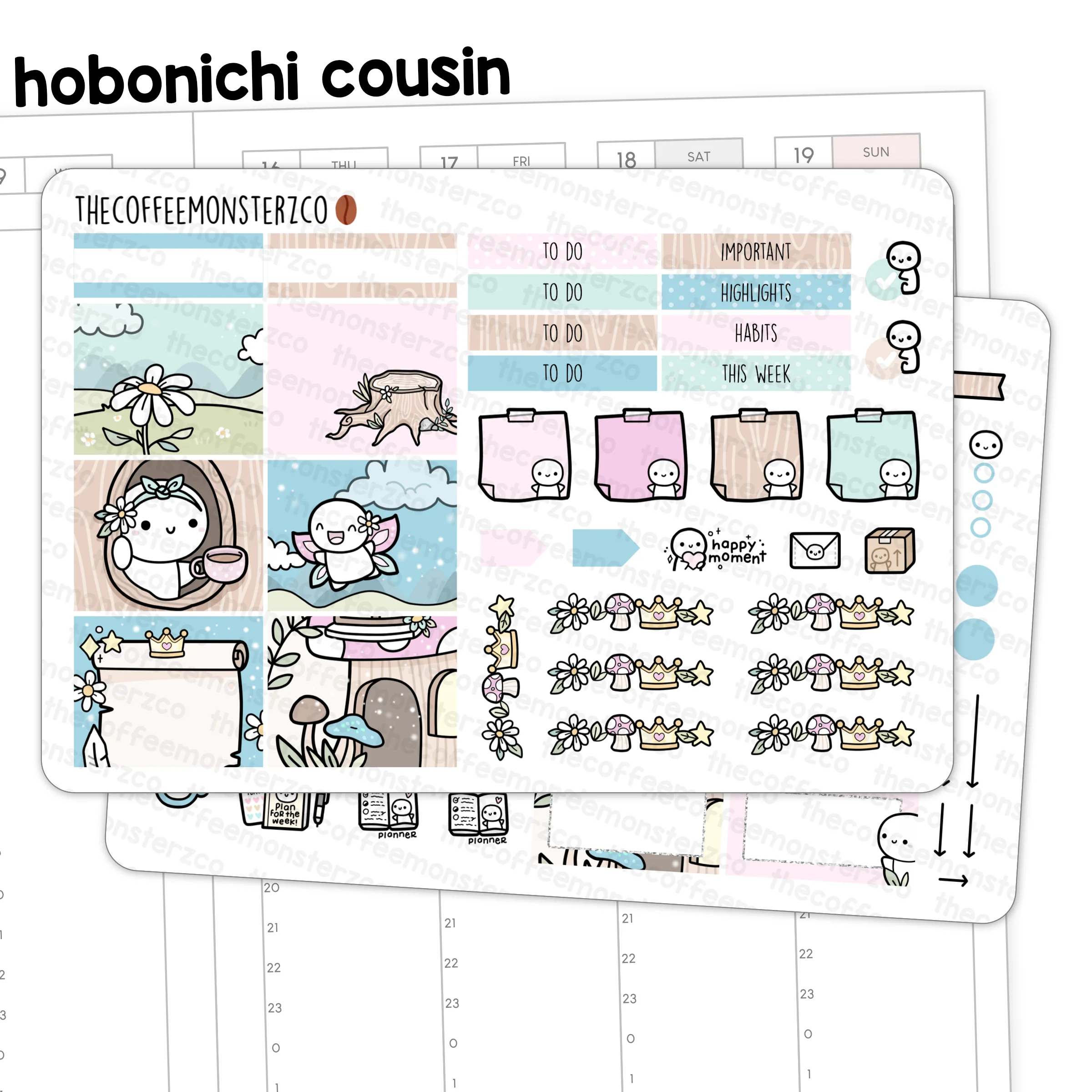 Magic Forest Hobonichi Cousin Kit