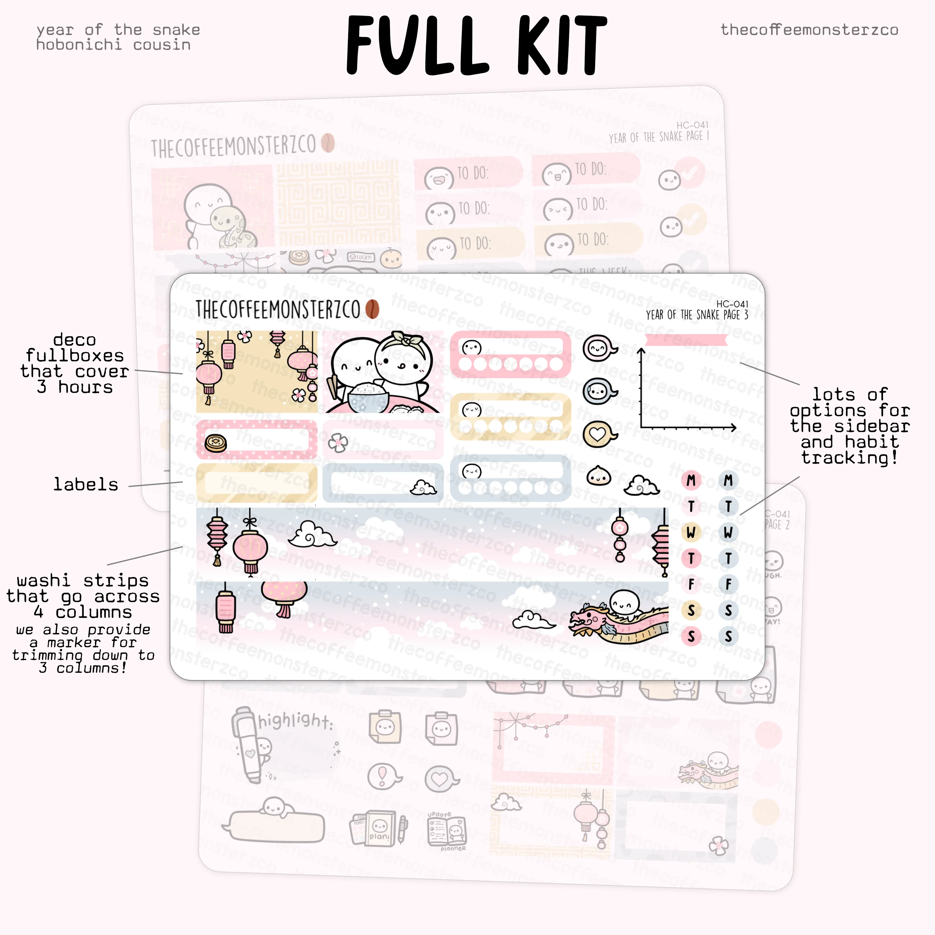 Year of the Snake - Hobonichi Cousin Kit