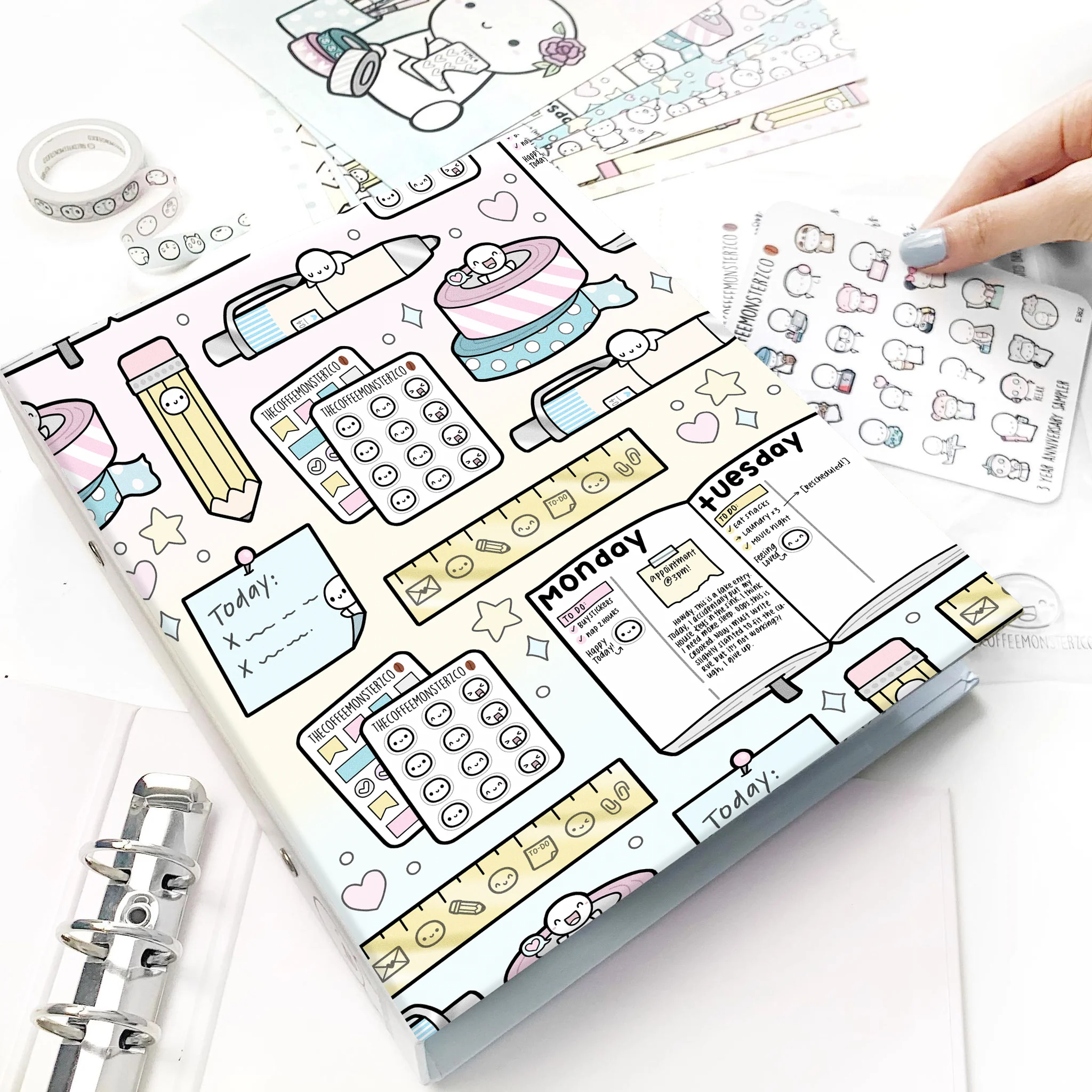 Sticker Binder - Planner Supplies Cover