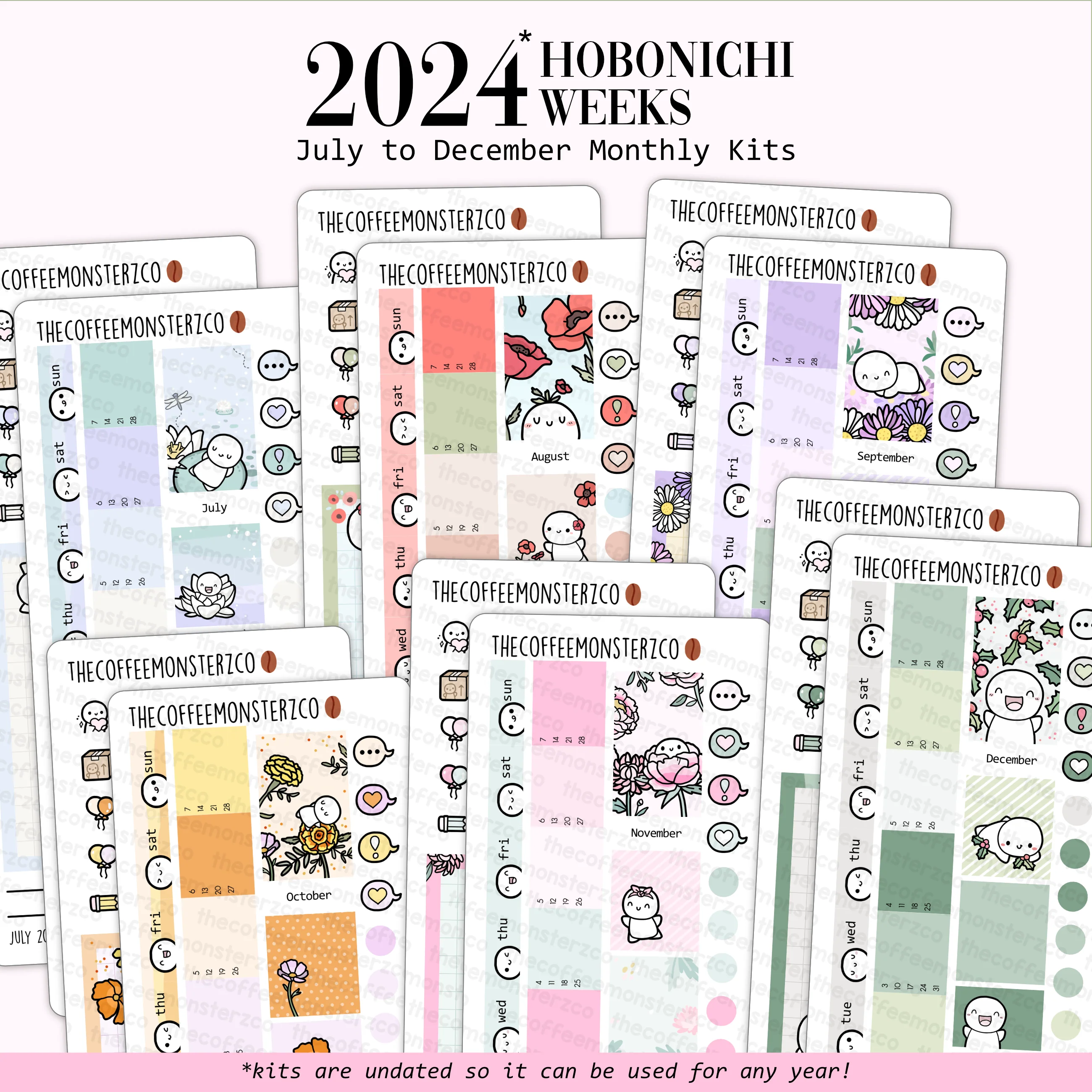 2024 Hobonichi Weeks Monthly Kits - Part 2