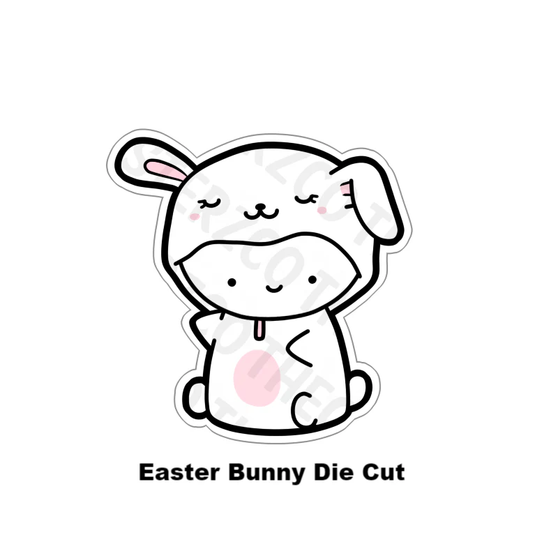 Easter Bunny Diecut