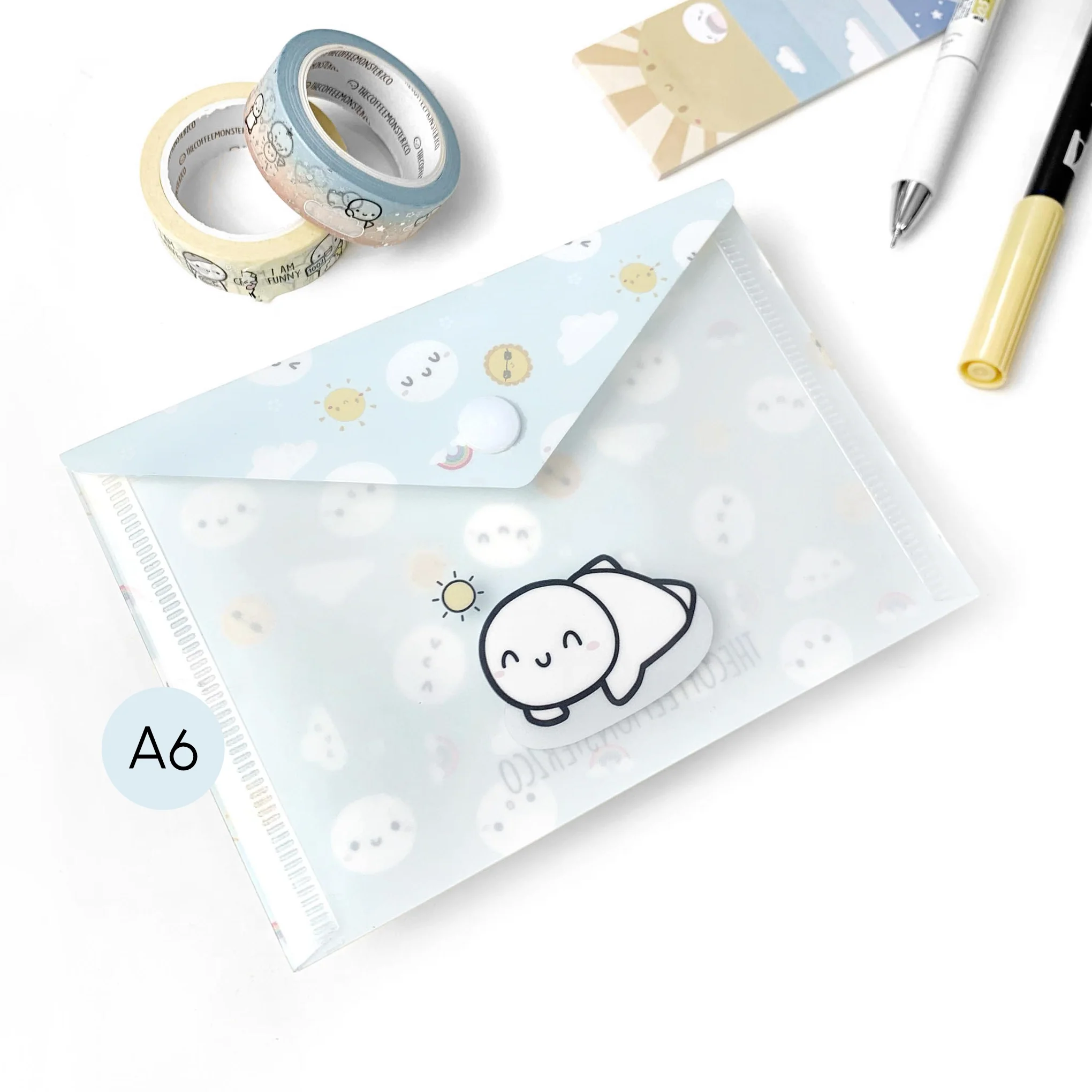 Morning Essentials A6 - Plastic Sticker Envelope (1 per customer)