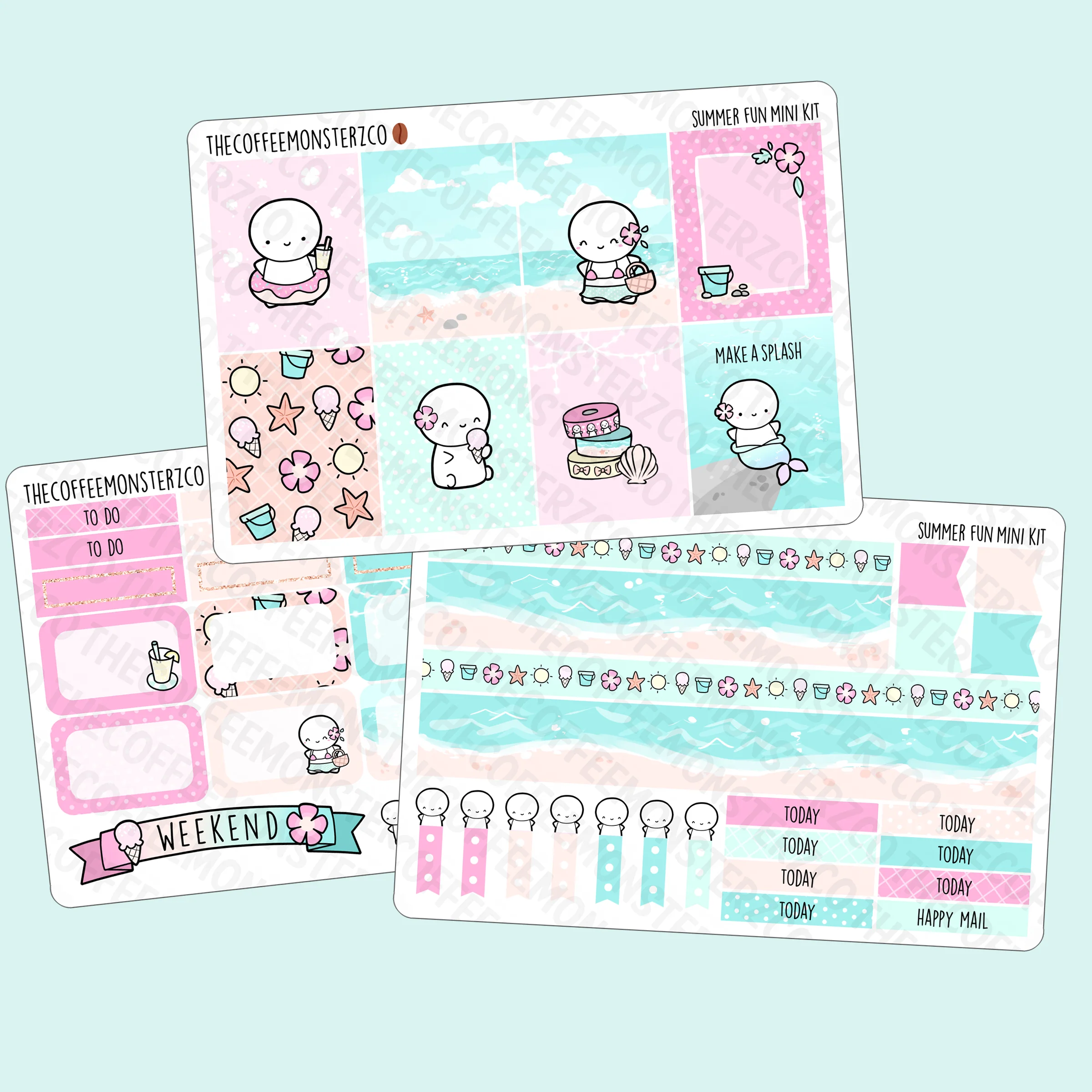 Summer Fun Emoti Mini Kit