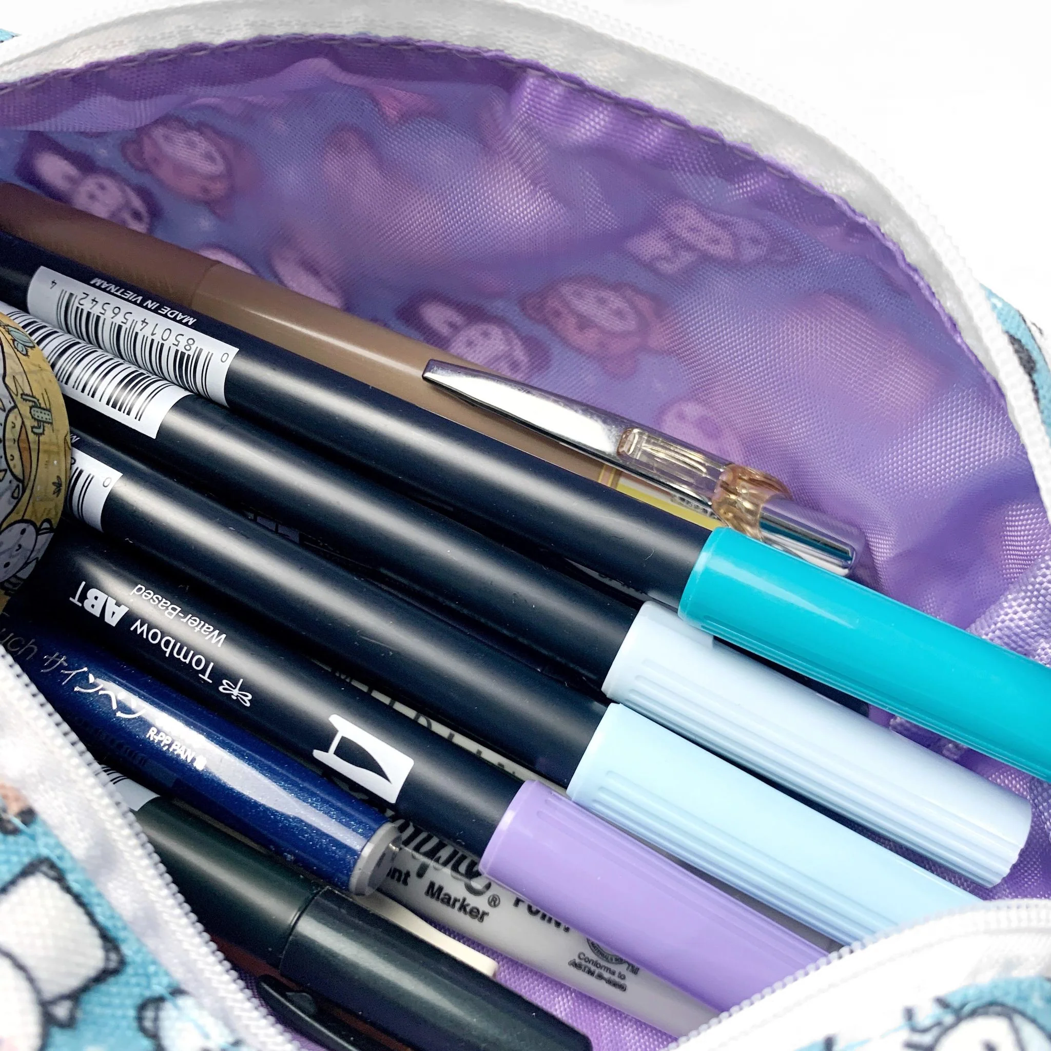 Mermaid Teal - Emoti Pencil Pouch