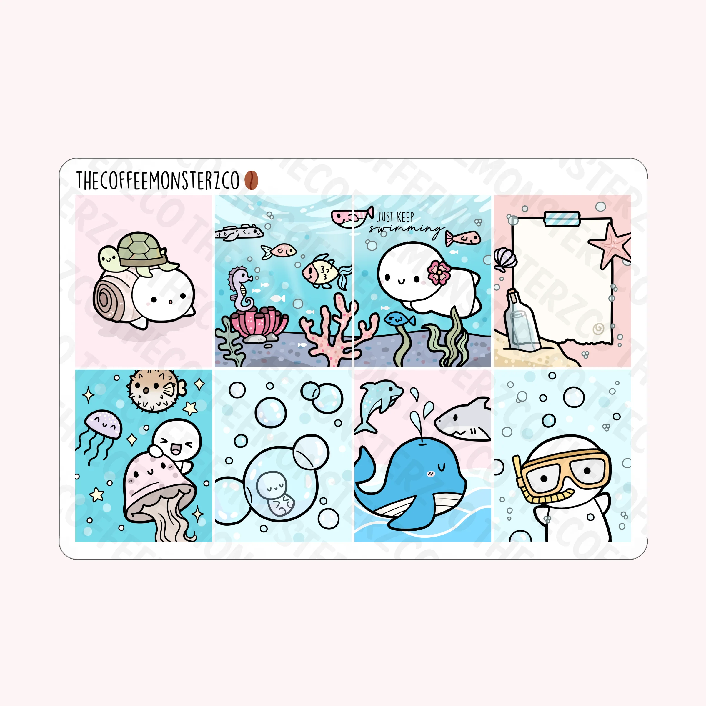 Just Keep Swimming Emoti Mini Kit
