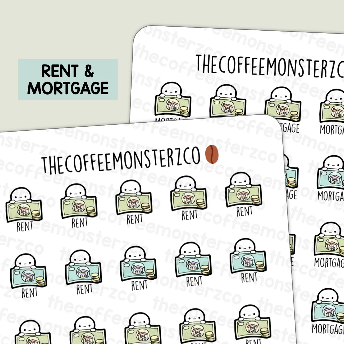Rent and Mortgage Emotis