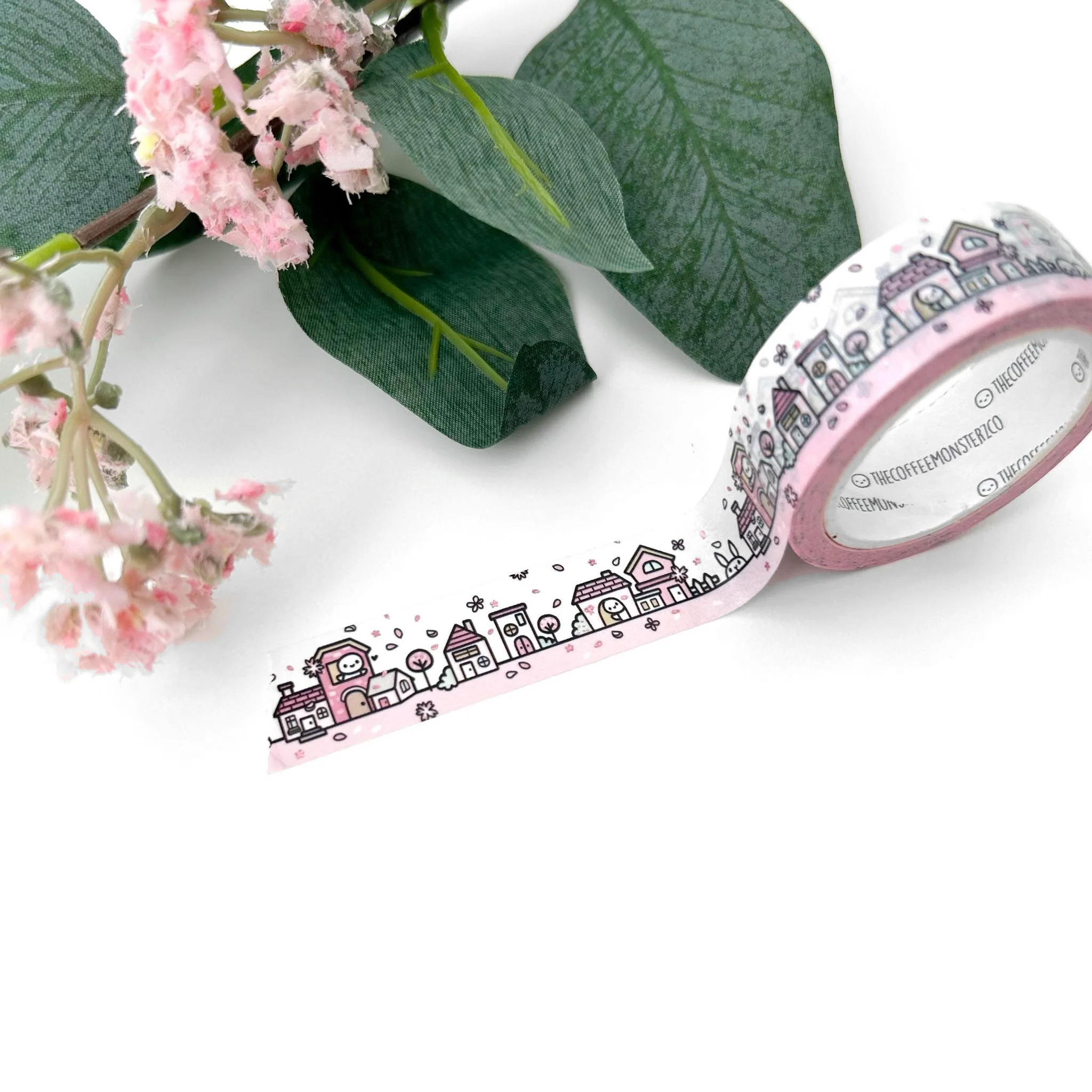 A Blossoming Neighbourhood Washi Tape - 15mm