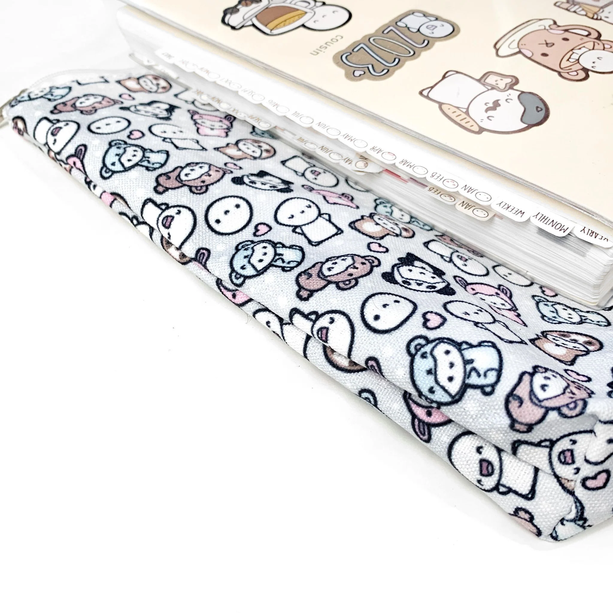 Misfit Barely Grey - Emoti Stationery Pouch