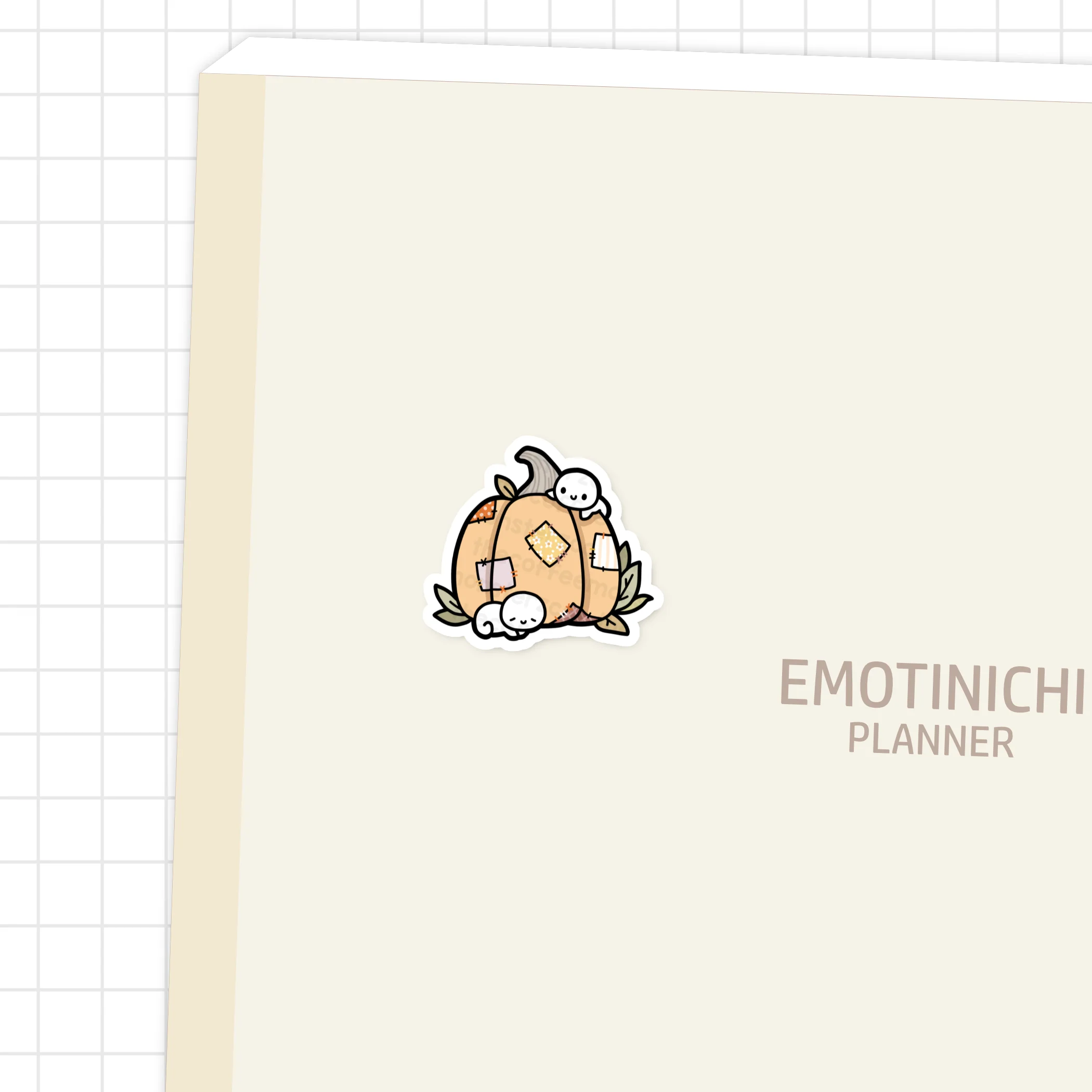 Patchy Pumpkin - Vinyl Sticker