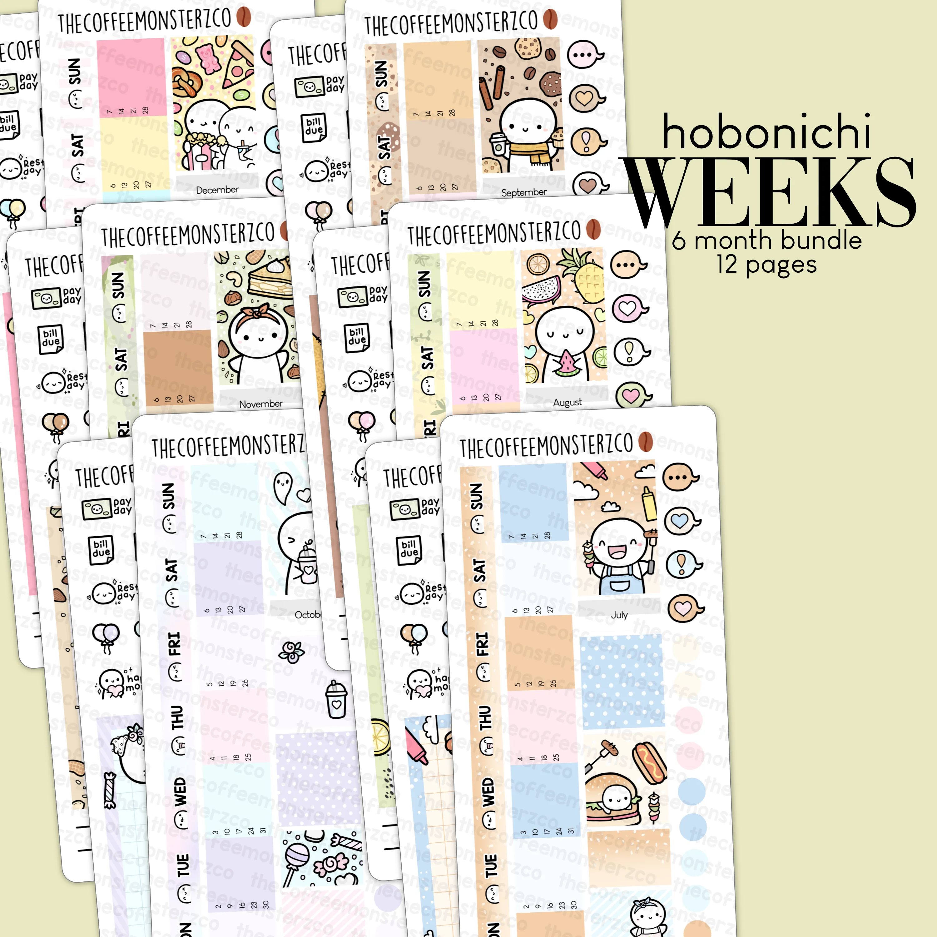 2023 Hobonichi Weeks Monthly Kits - Part 2