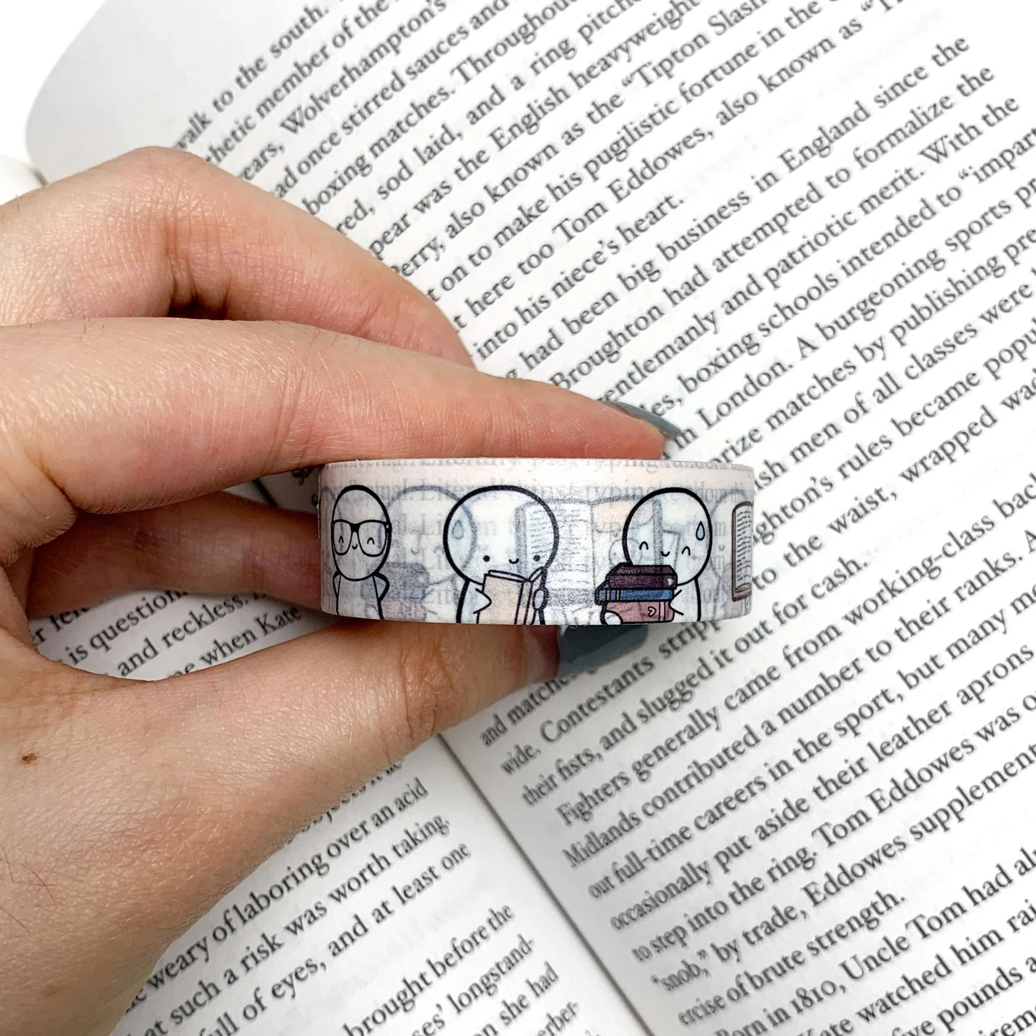 Book Nerd 1.0 Washi Tape - 15mm