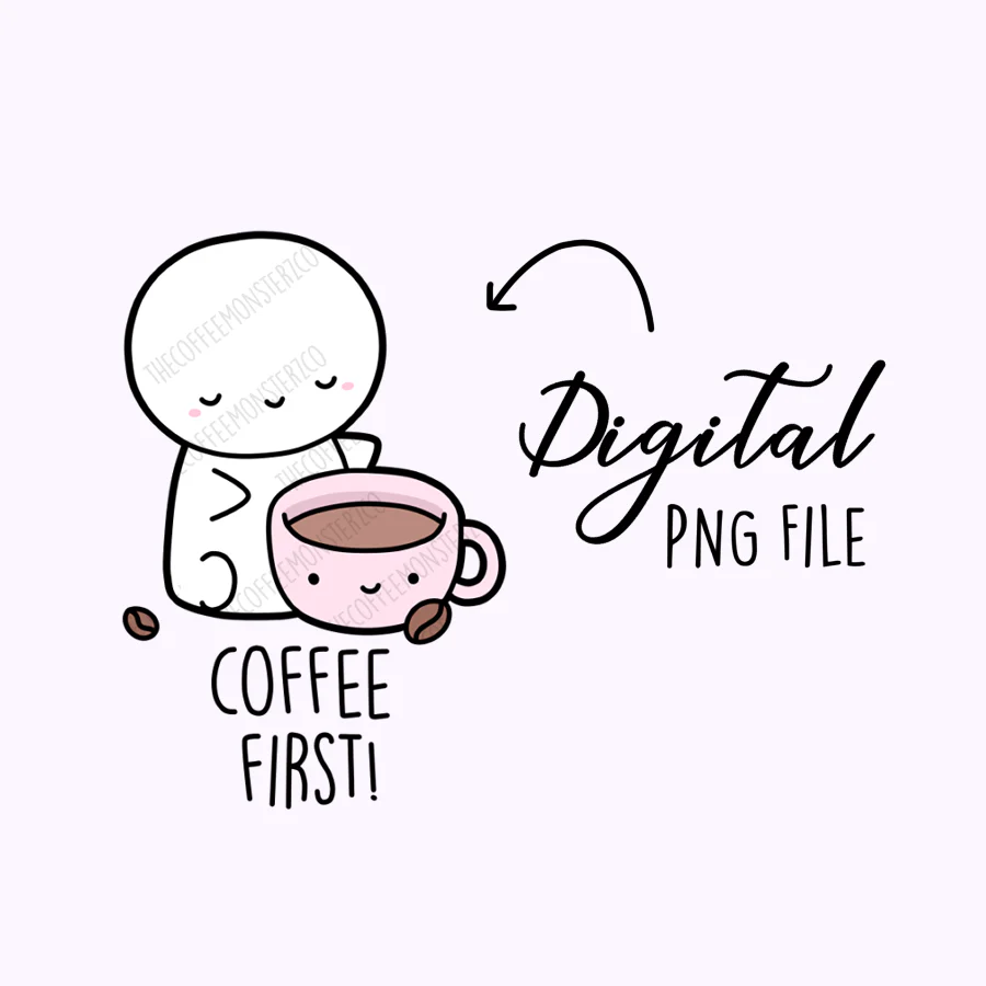 Coffee Time Emoti (Digital File)