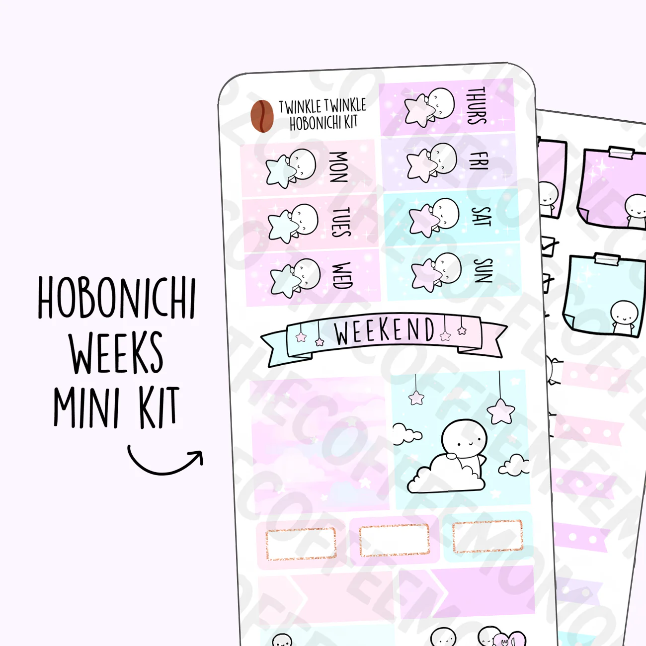 Twinkle twinkle Hobonichi Weeks Kit