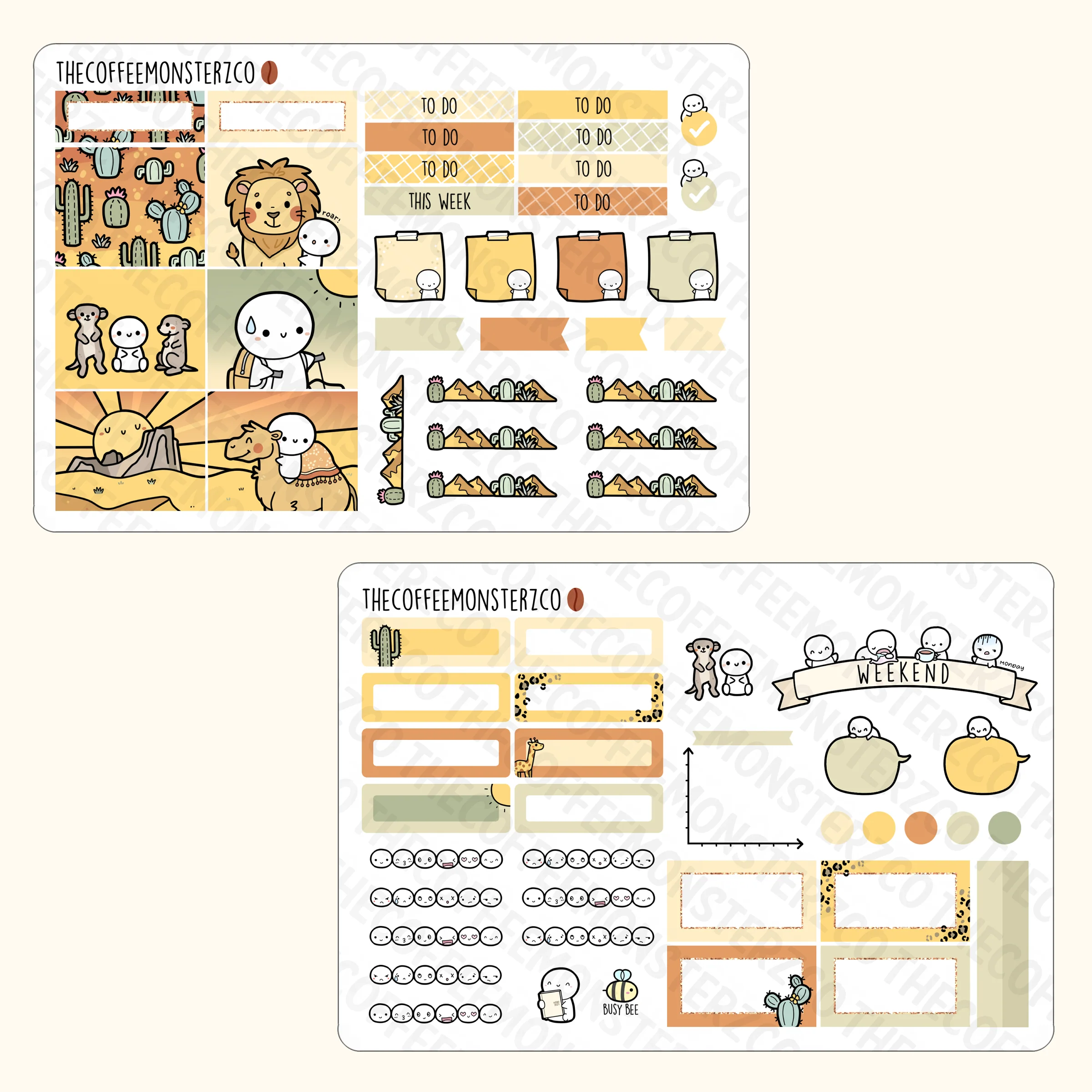 Desert Stroll Hobonichi Cousin Kit