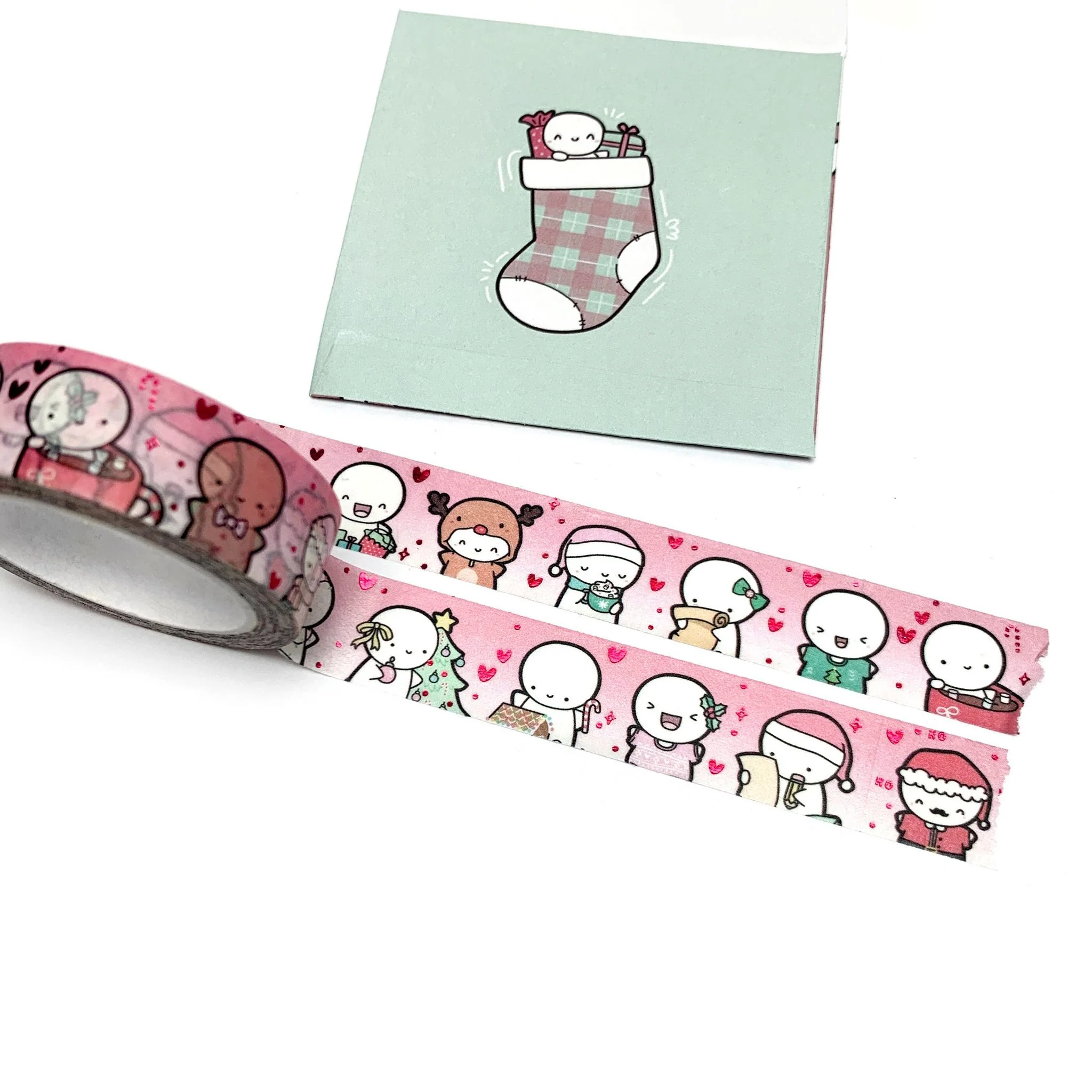 Christmas Emoti Washi Tape - 15mm
