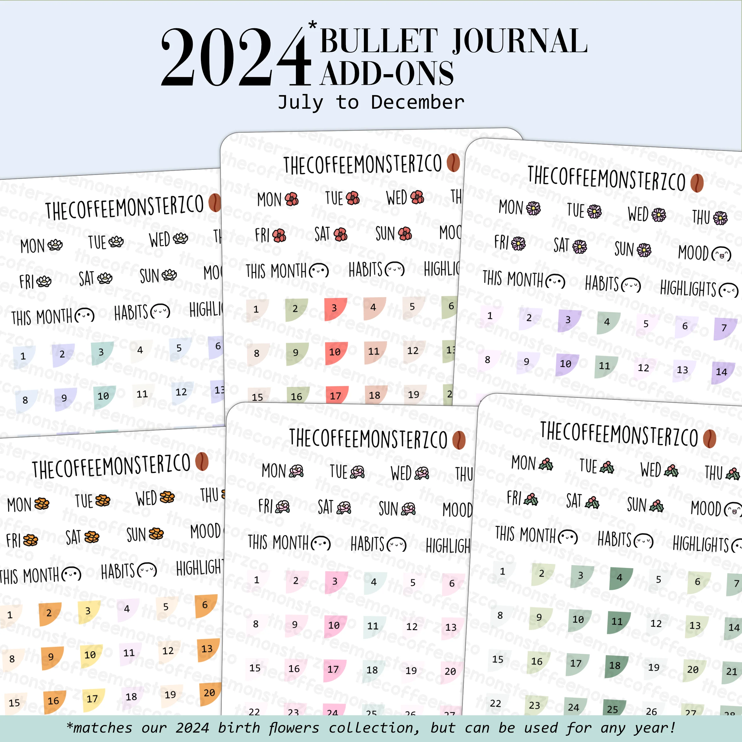 2024 Coordinating Add-ons - Bullet Journal - Part 2