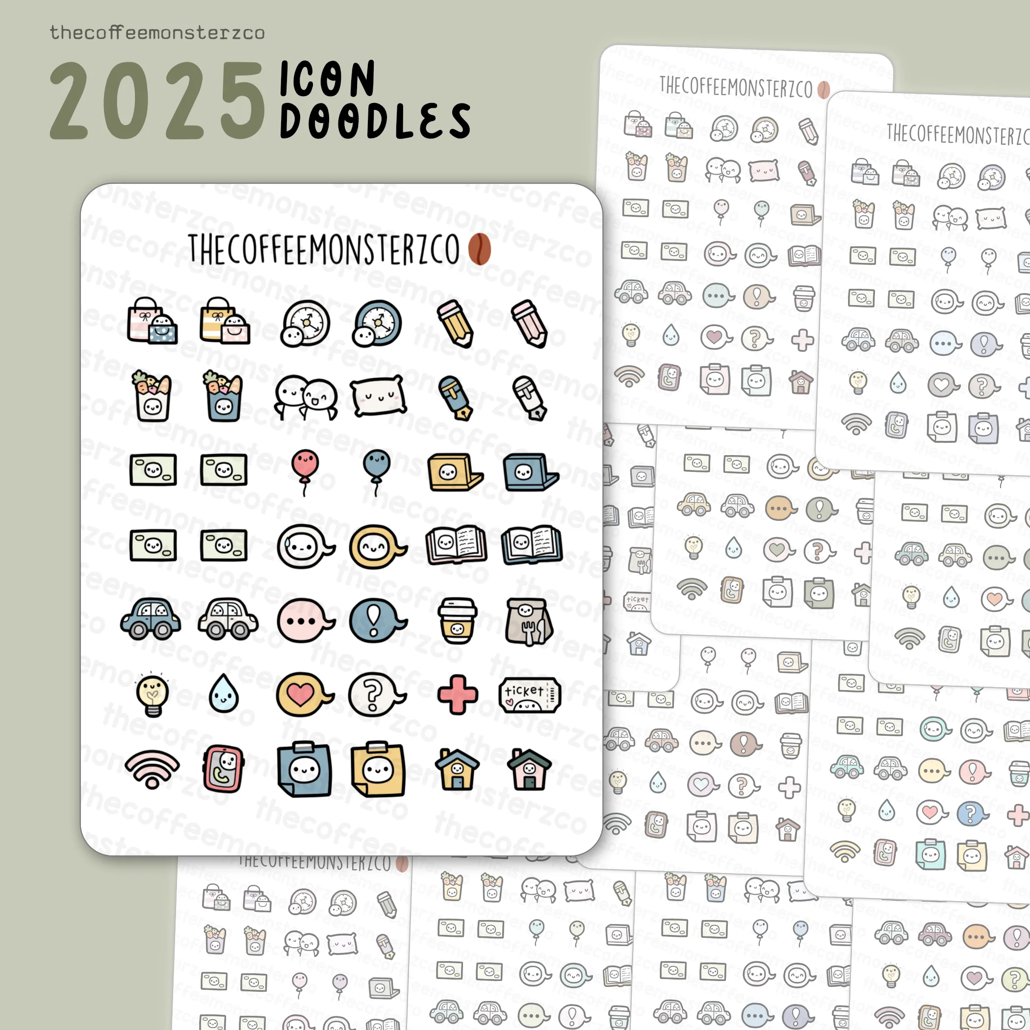 2025 Coordinating Icon Sampler