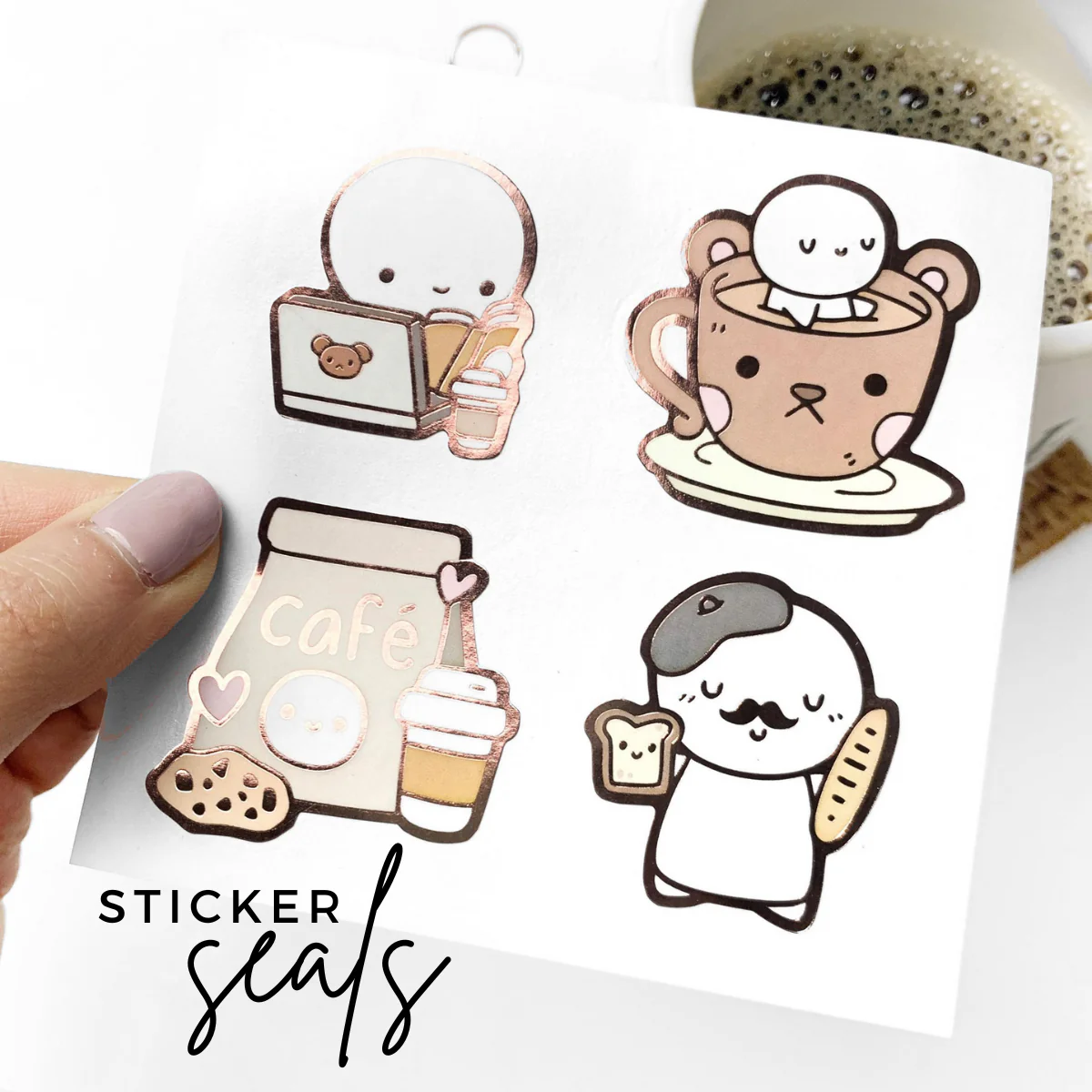 Cozy Cafe - Sticker Seals