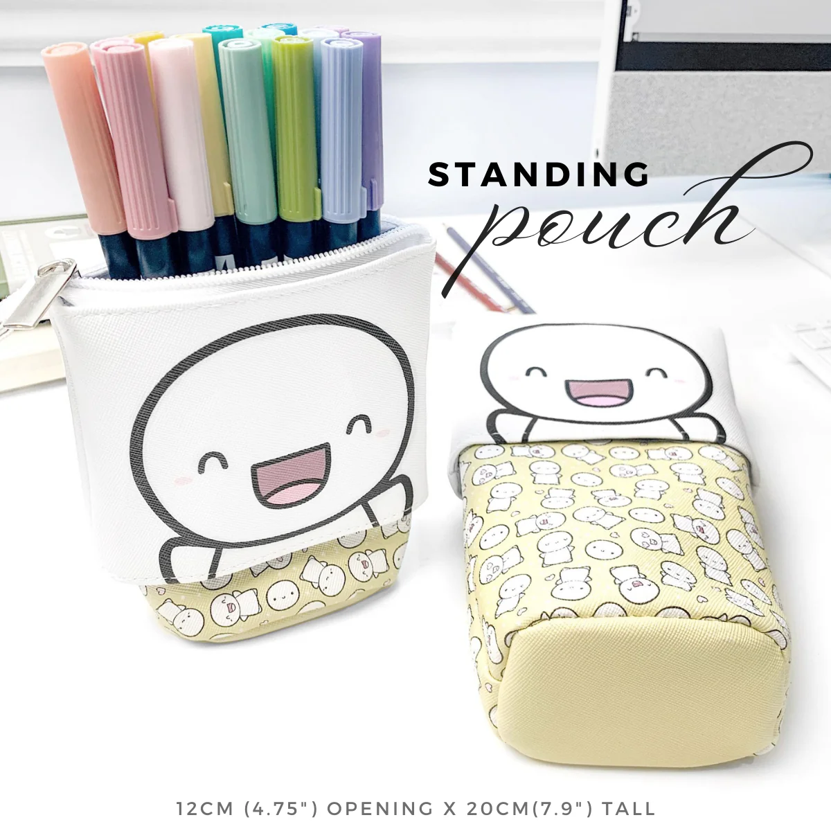 Sunny Yellow - Standing Pencil Pouch (1 per customer)