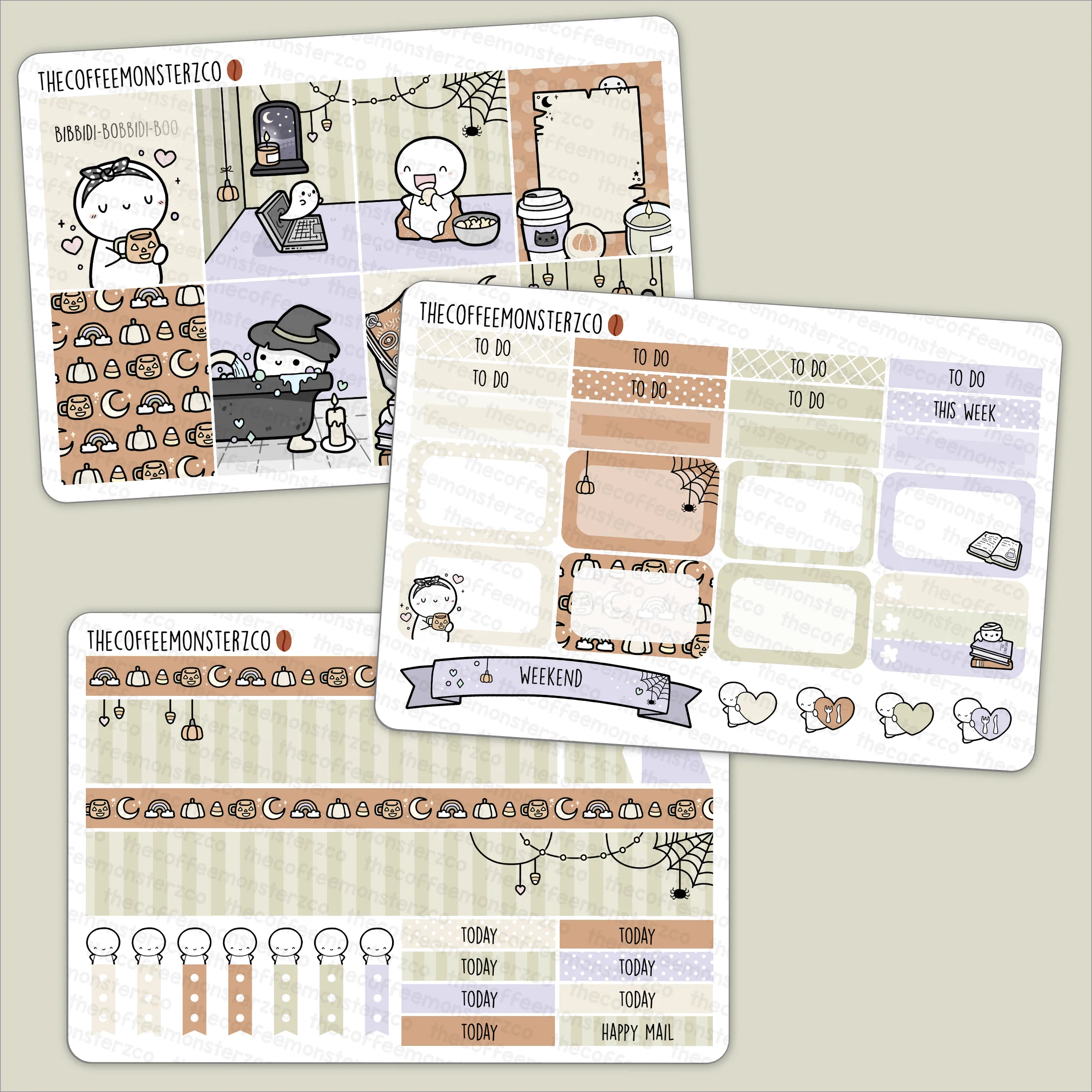 Cozy Halloween Emoti Mini Kit